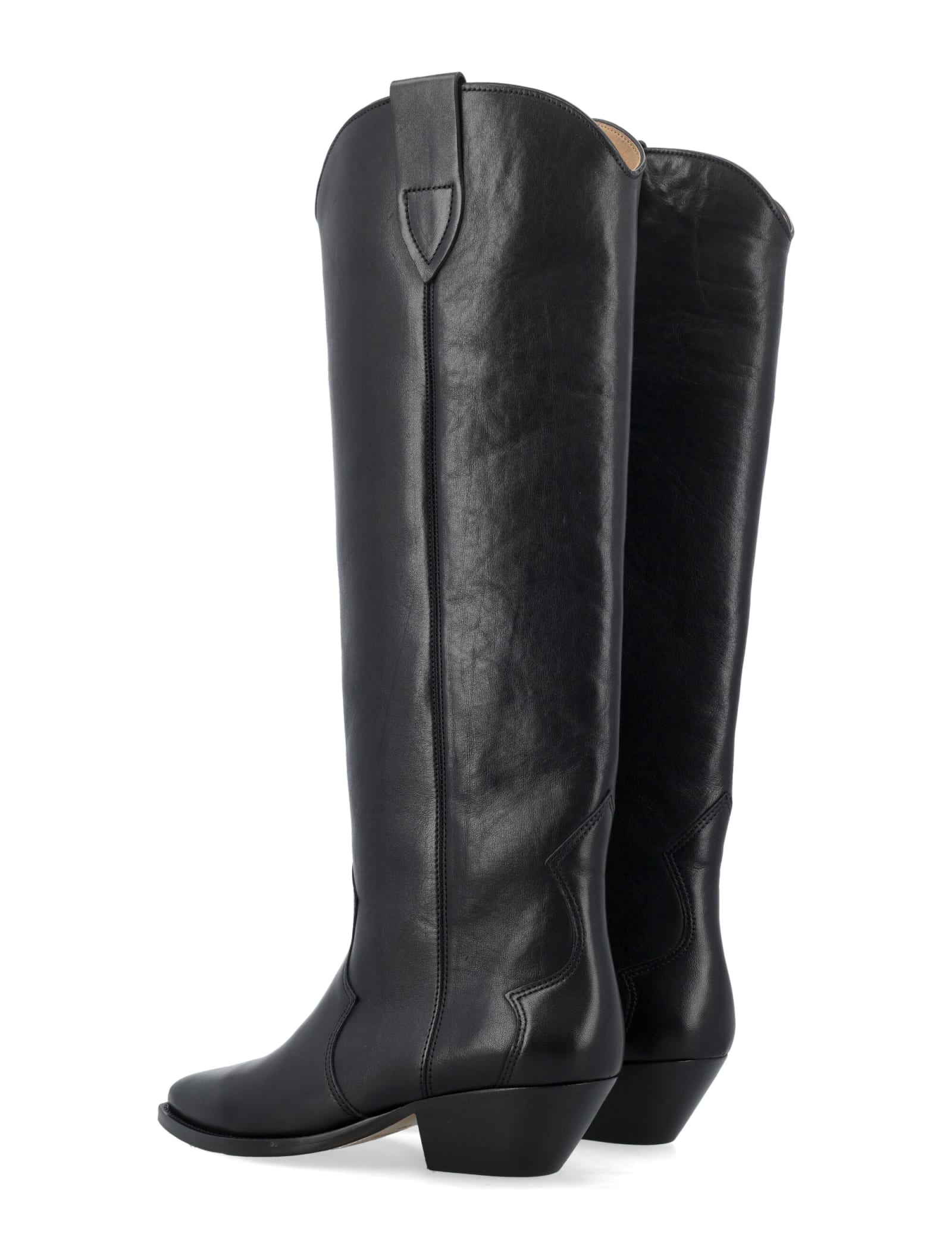 Shop Isabel Marant Denvee Boots In Black