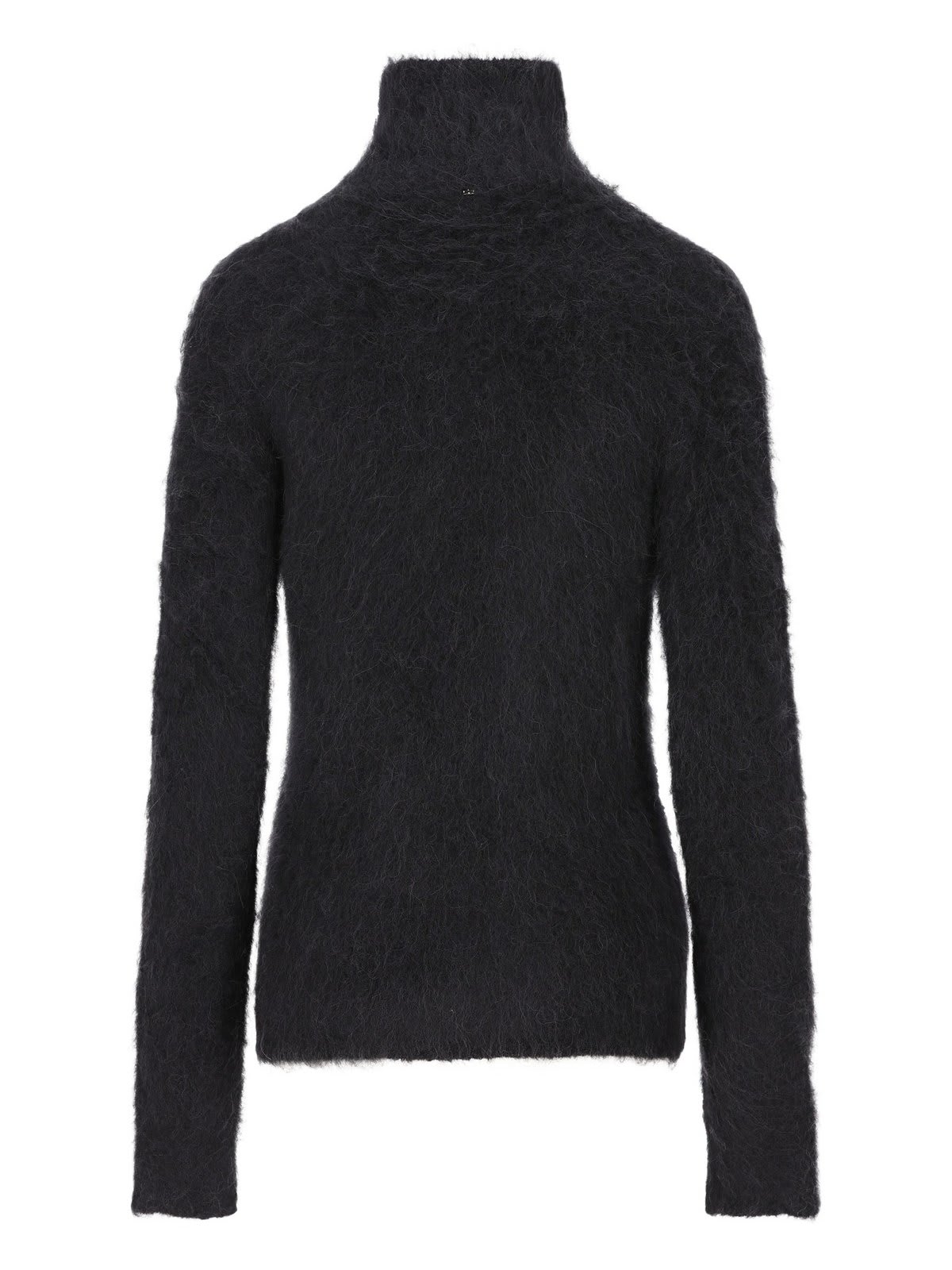 Shop Sportmax Turtleneck Knitted Jumper In Black