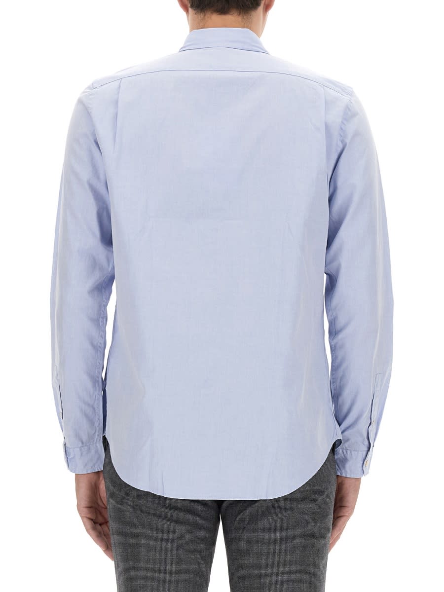 Ps By Paul Smith Ps Paul Smith "zebra" Shirt In Blue