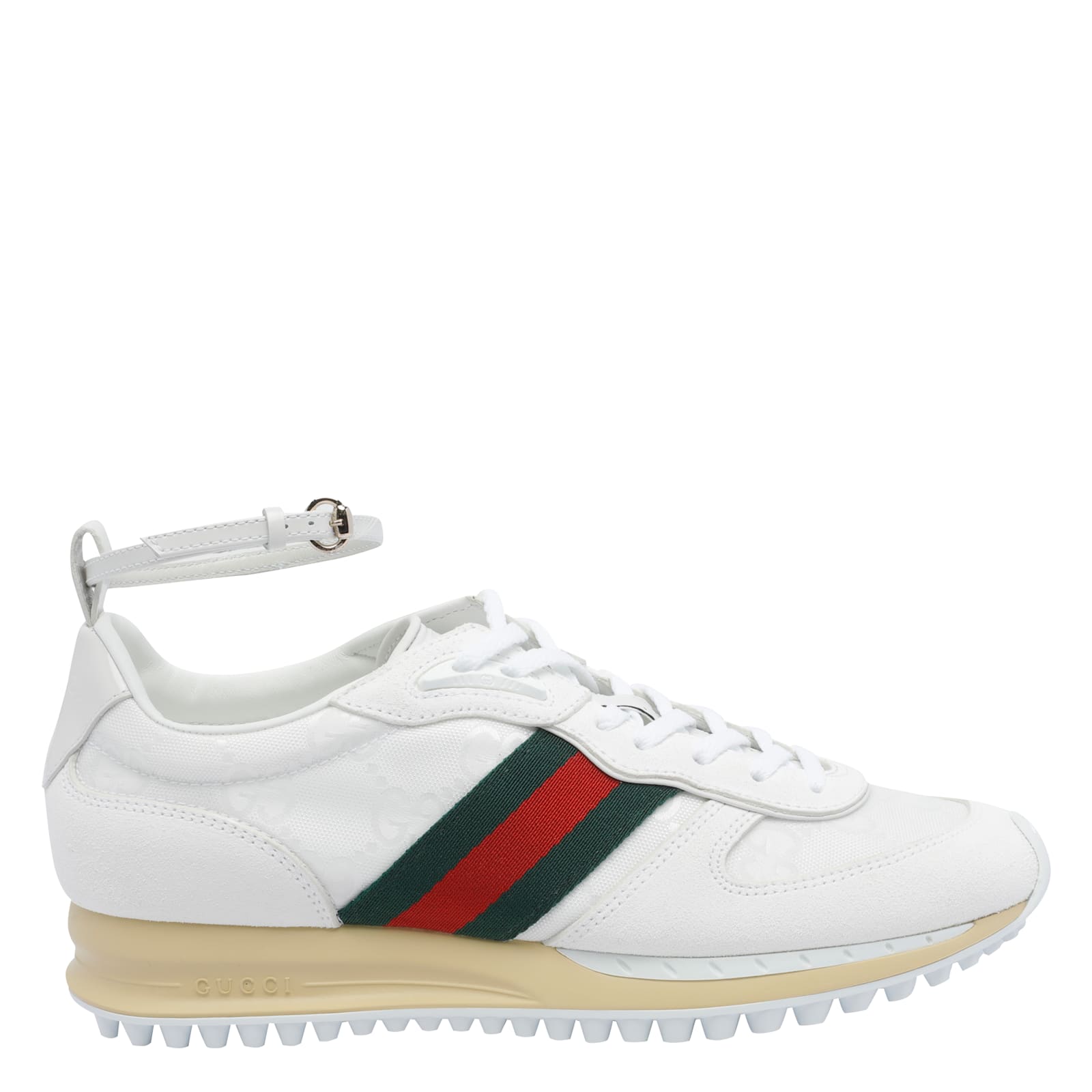Gucci Re-motion Gg Sneakers In White