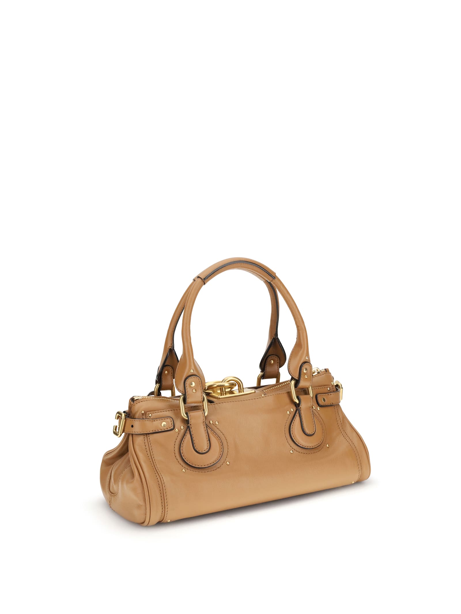 Chloé Brown Buffalo Leather Shoulder Bag In Brown