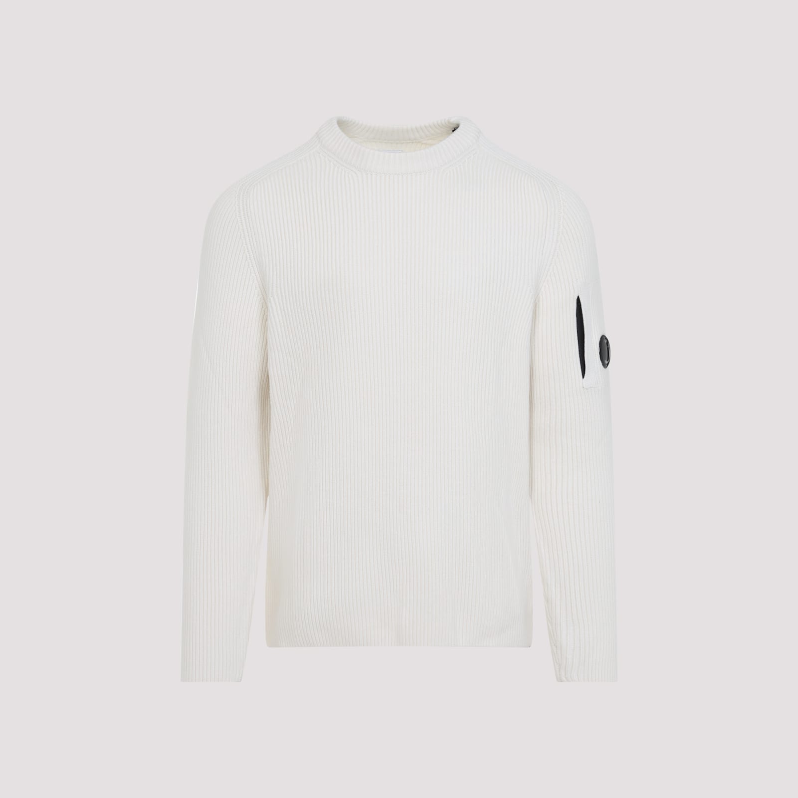 C.p. Company C. P. Company Man Sweater Ivory Size 44 Cotton In White