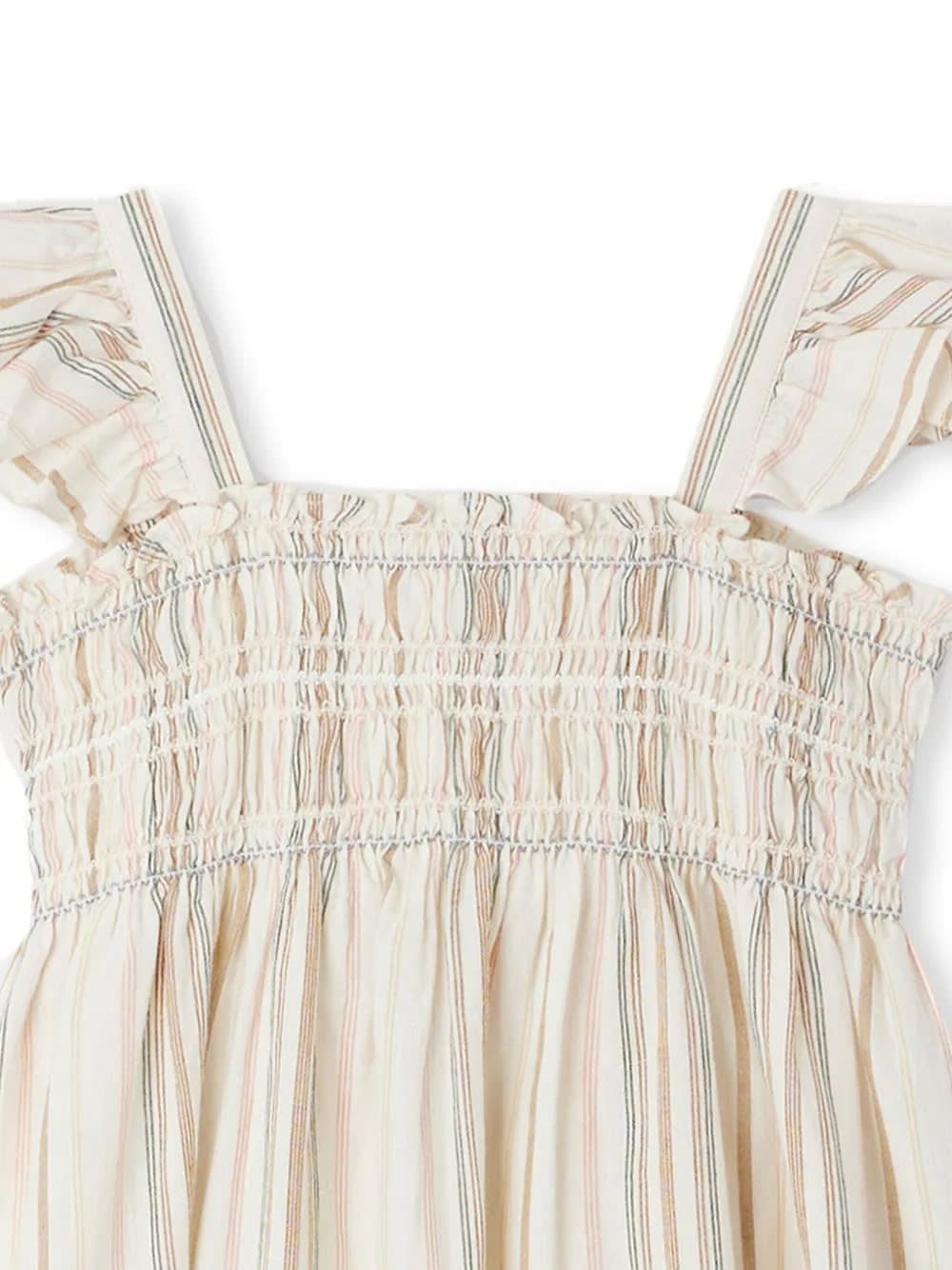 Shop Bonpoint Multicoloured Striped Alexandra Dress