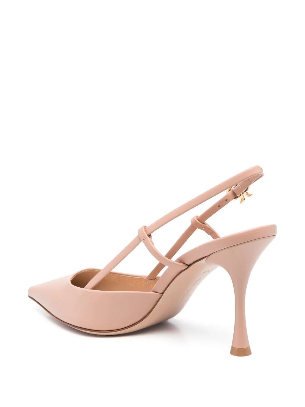 Shop Gianvito Rossi Ascent Calf Decollete In Peach