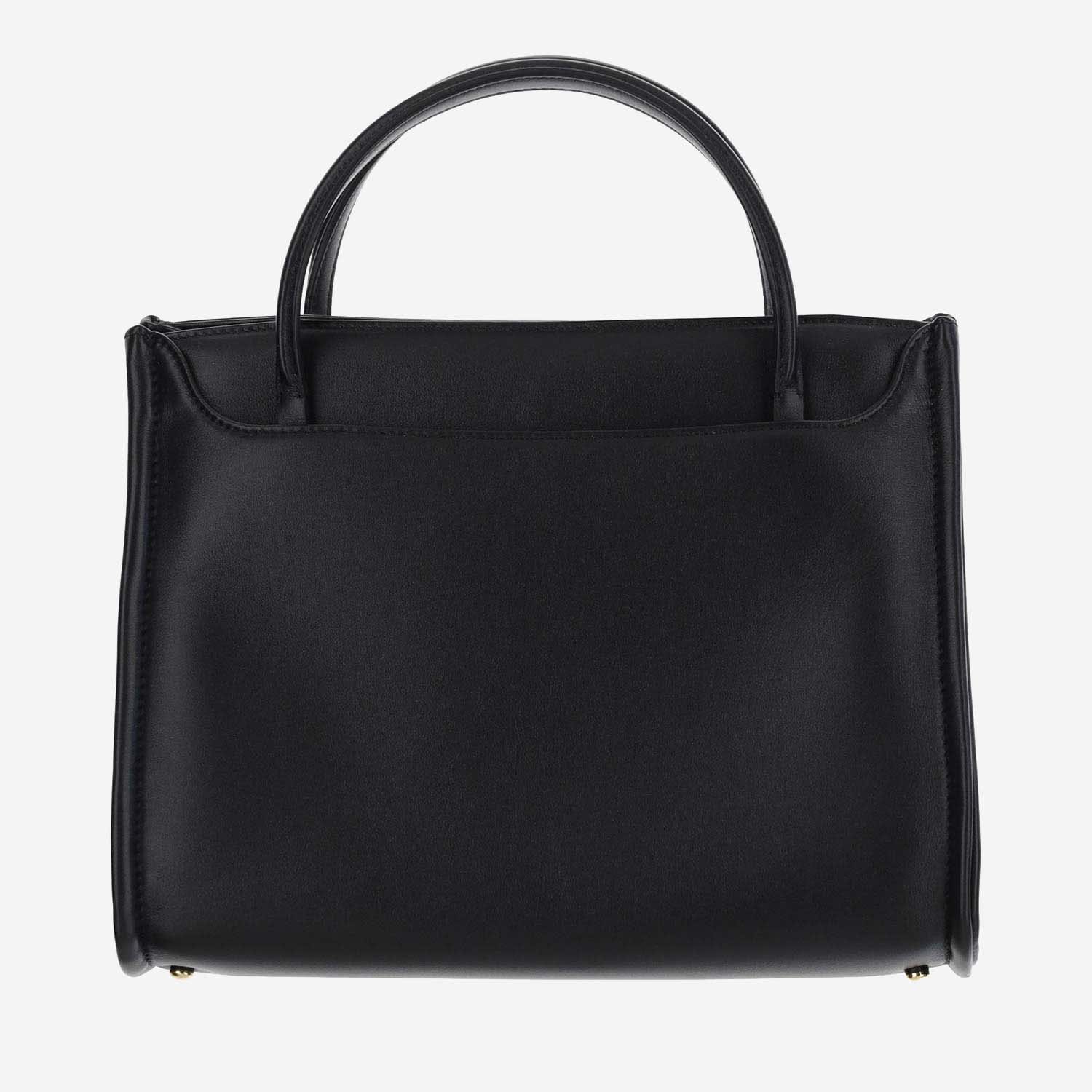 Shop Valentino Vlogo Locker Leather Bag