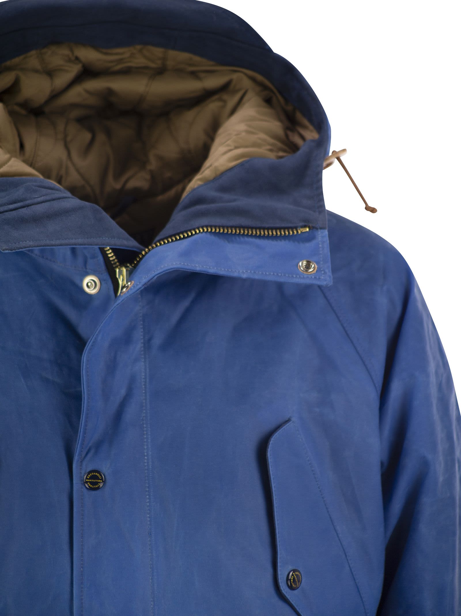 Manifattura Ceccarelli New Fisherman Coats Blue In Bluette