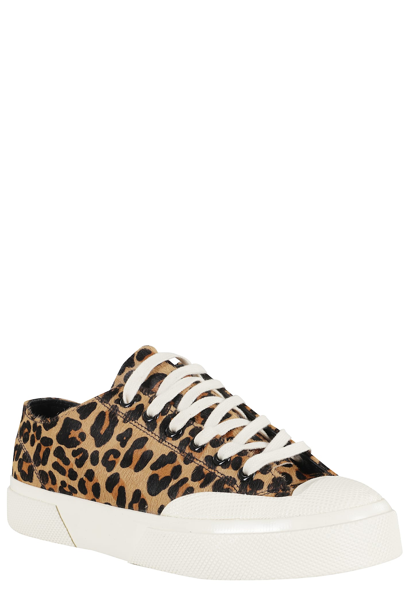 Superga 2432 Works Leopard Calfhair In Animal Print
