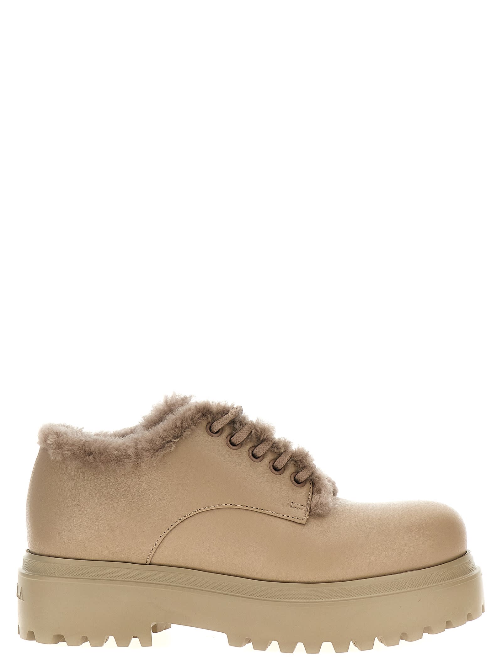 Shop Le Silla Ranger Ankle Boots In Beige