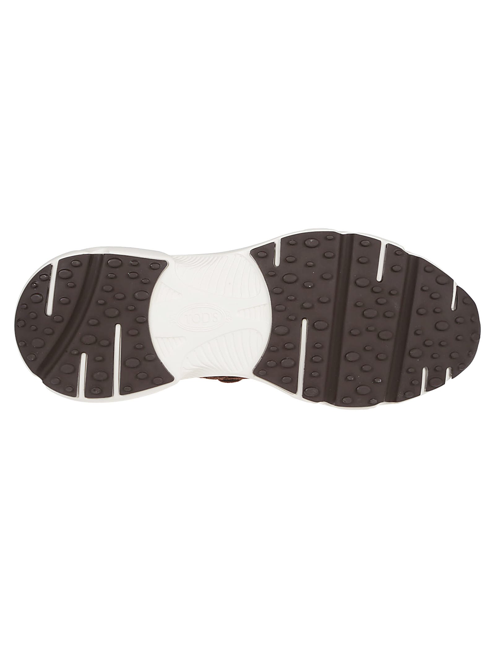 Tod's Womens Tods Sport Run 54c Calzino Logo-embellished Mesh-knit Low-top Trainers In Testa Moro
