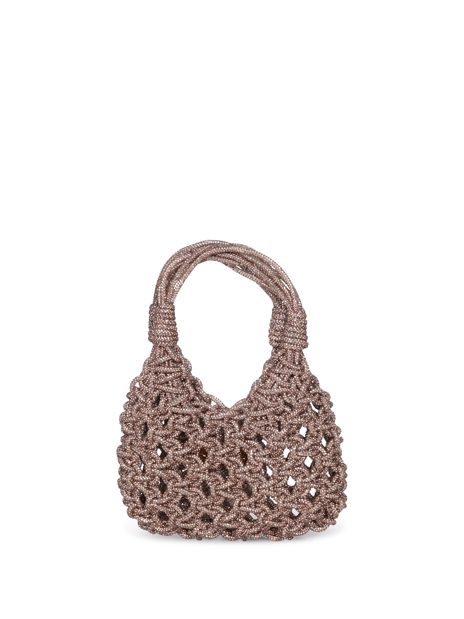 HIBOURAMA VANNIFIQUE BUCKLE GOLD HANDBAG