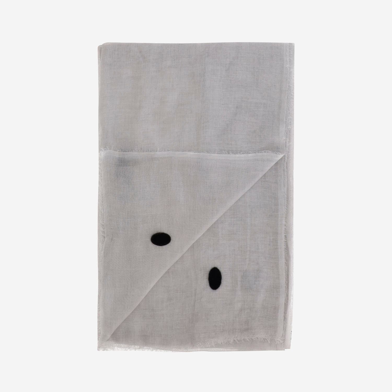 Faliero Sarti New Bonghino Silk Blend Scarf With Polka Dot Pattern In Red