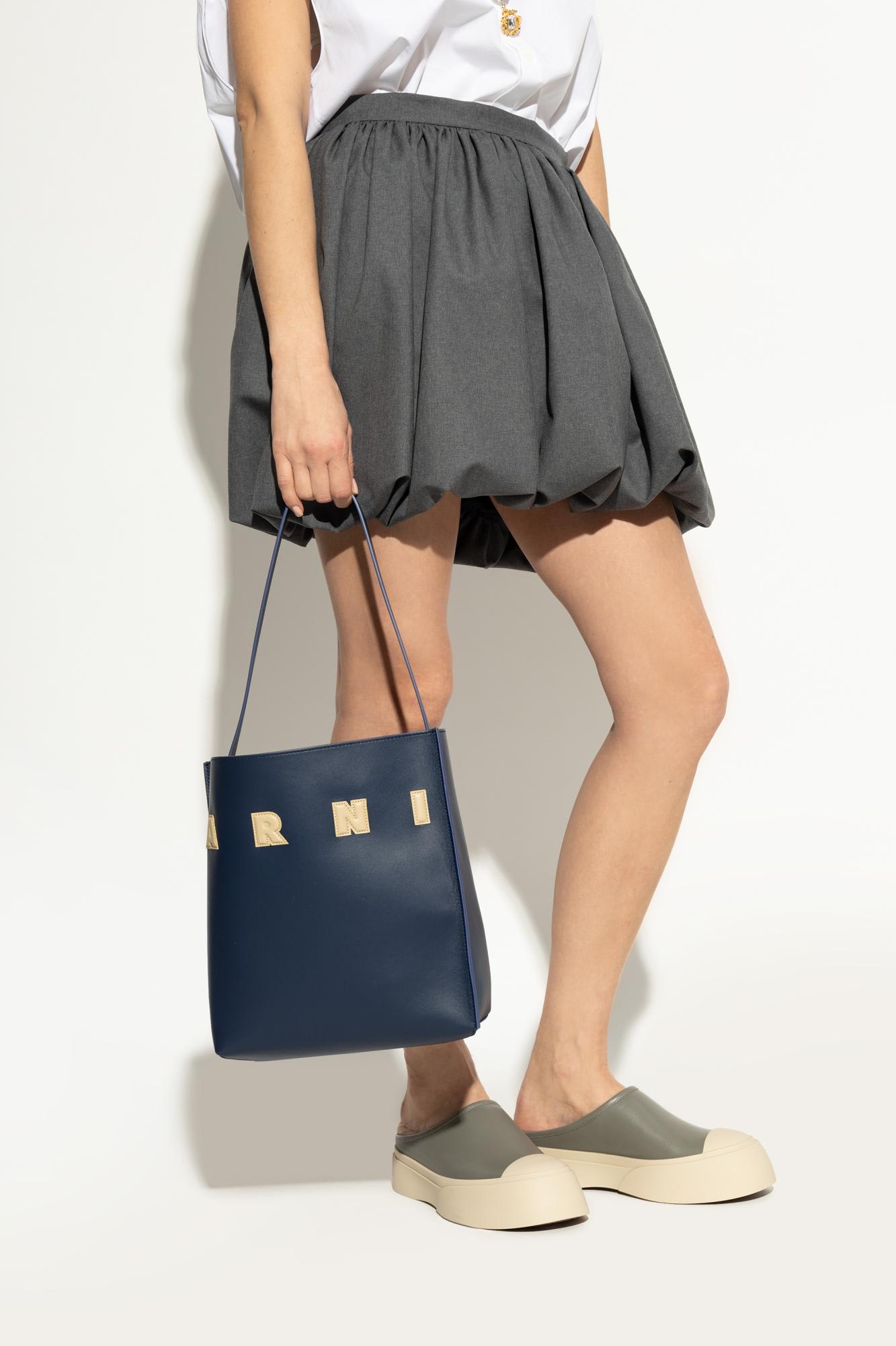 Marni Shopper Type Bag In Blue
