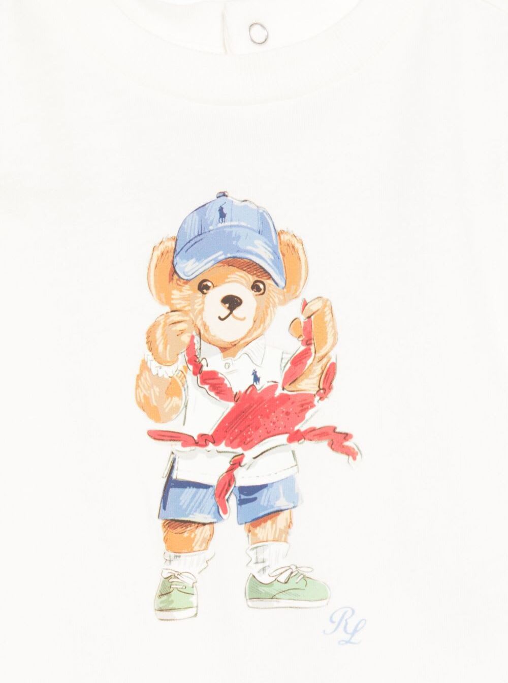 Polo Ralph Lauren Ss Cn Shortl-one Piece-shortall In White