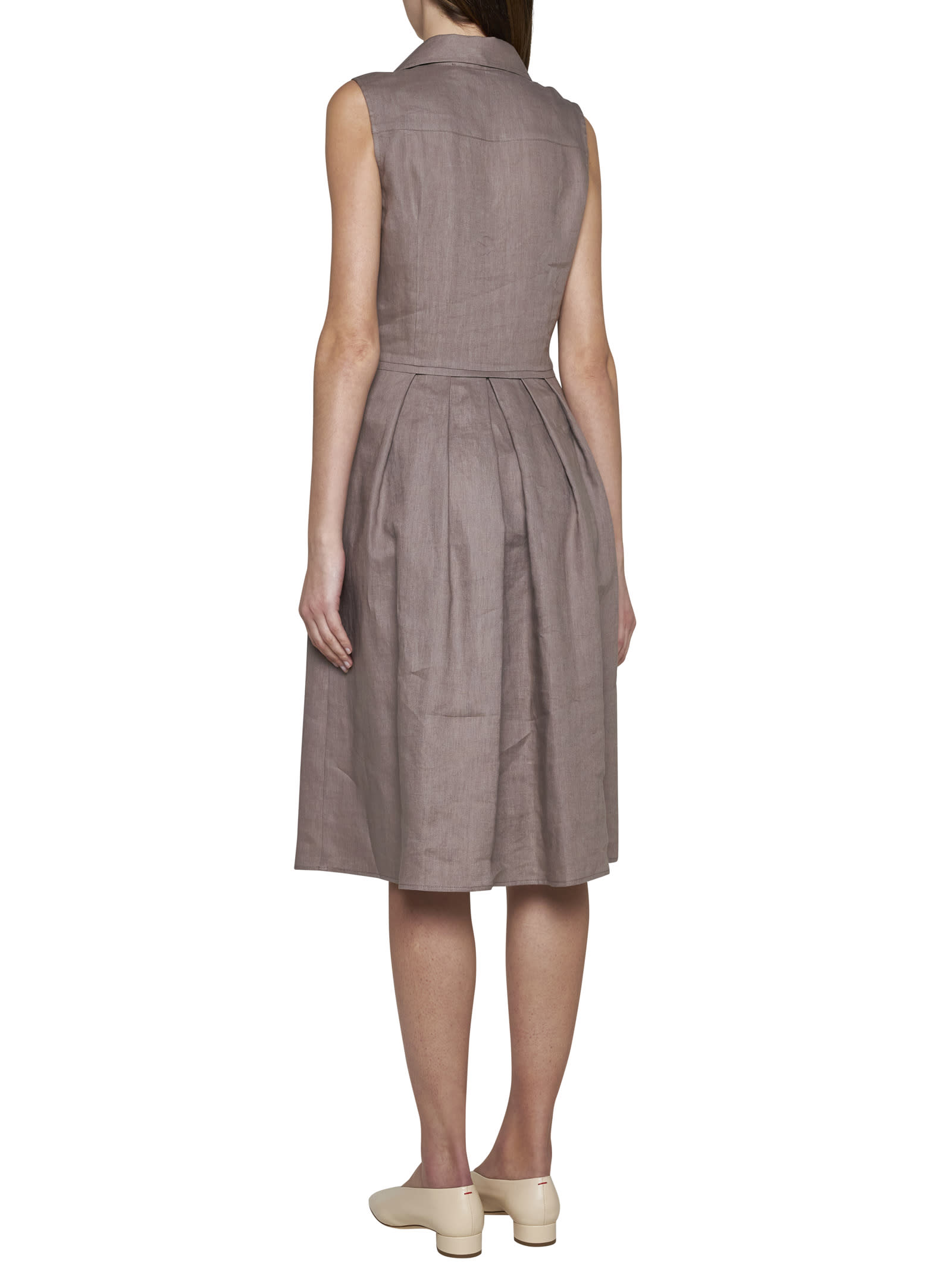 Shop Blanca Vita Dress In Dove Grey