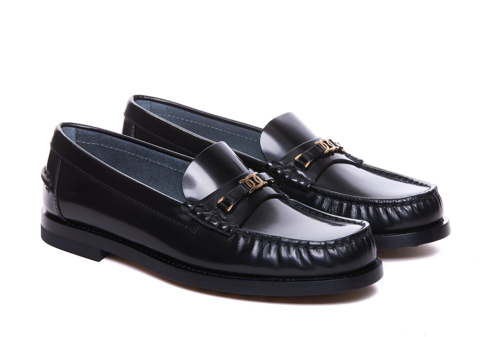 Shop Tod's Loafers In Black