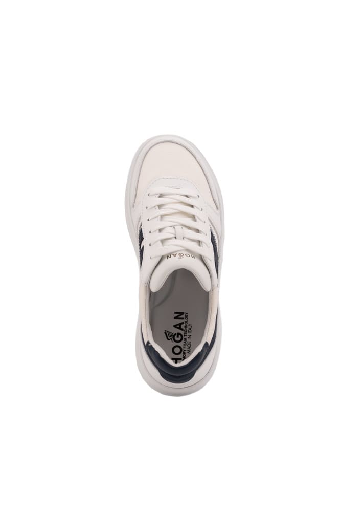 Shop Hogan H630 Sneakers White And Blue