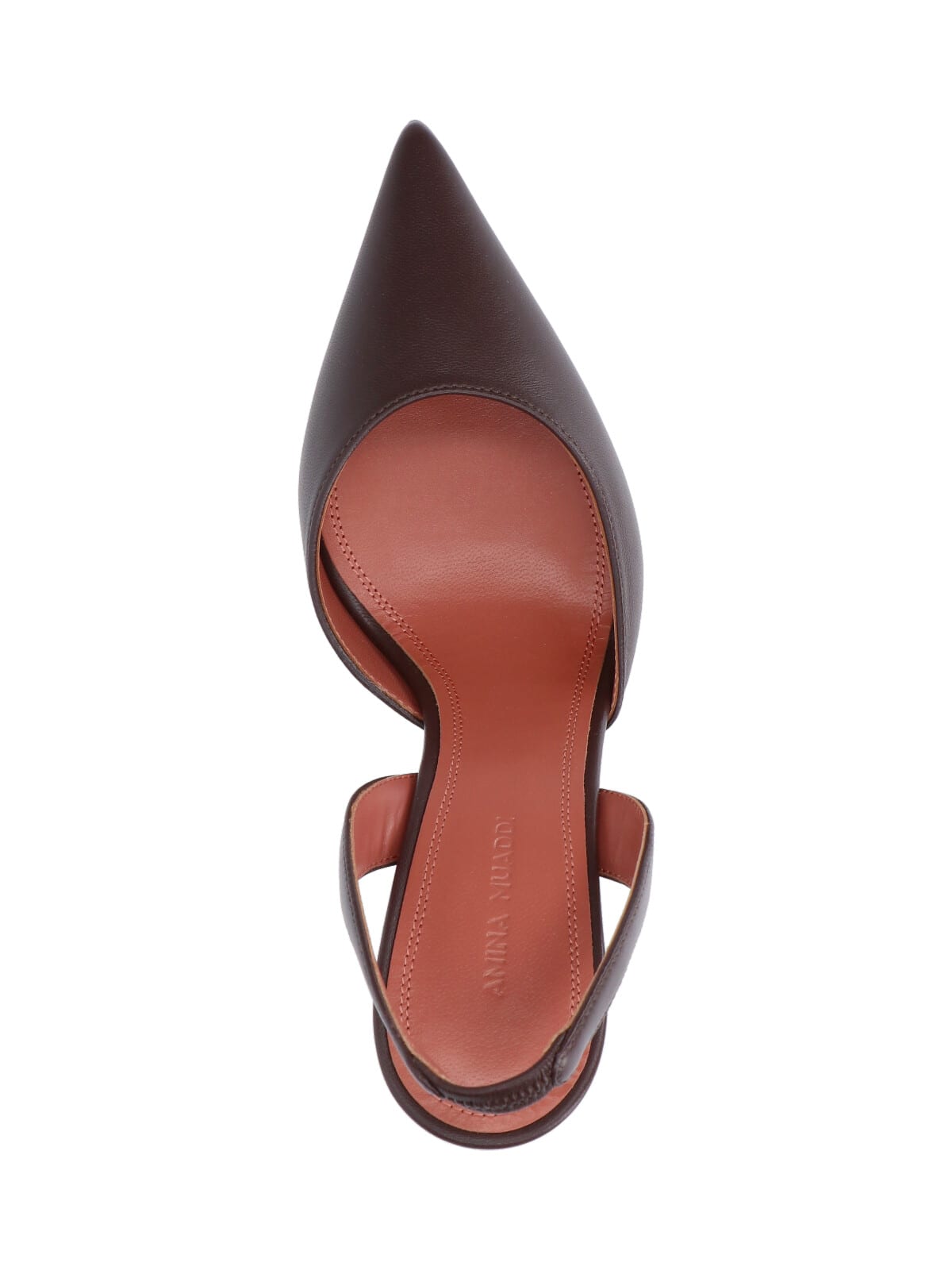Amina Muaddi 90mm Holli Hee Pumps In Brown