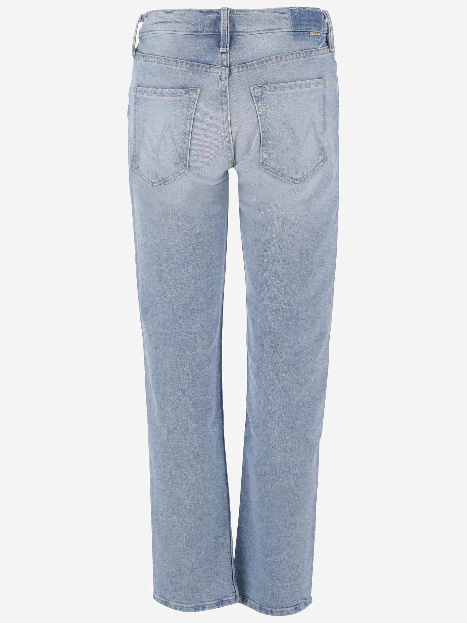 Shop Mother Stretch Cotton Denim Jeans