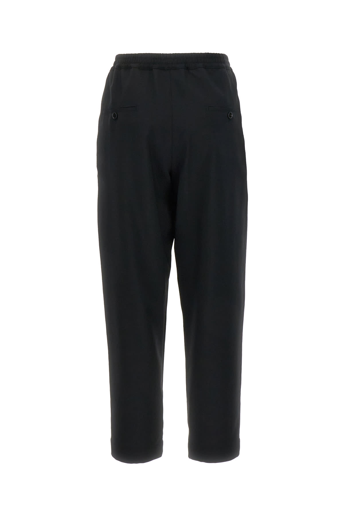 Shop Marni Black Wool Chino Pant In 00n99