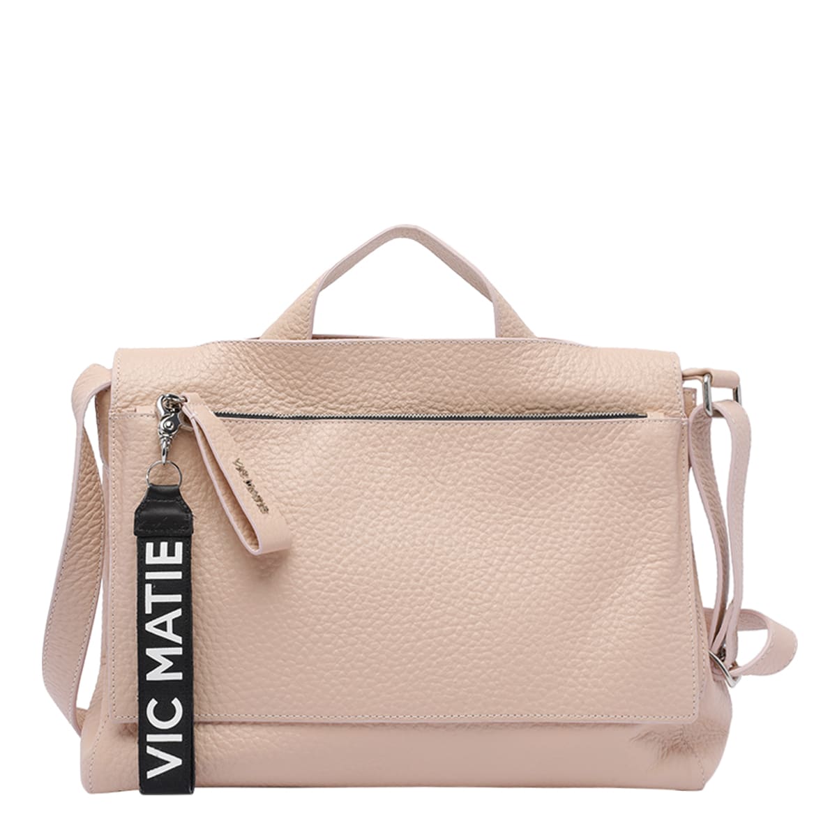 Vic Matie Logo Handbag In Pink