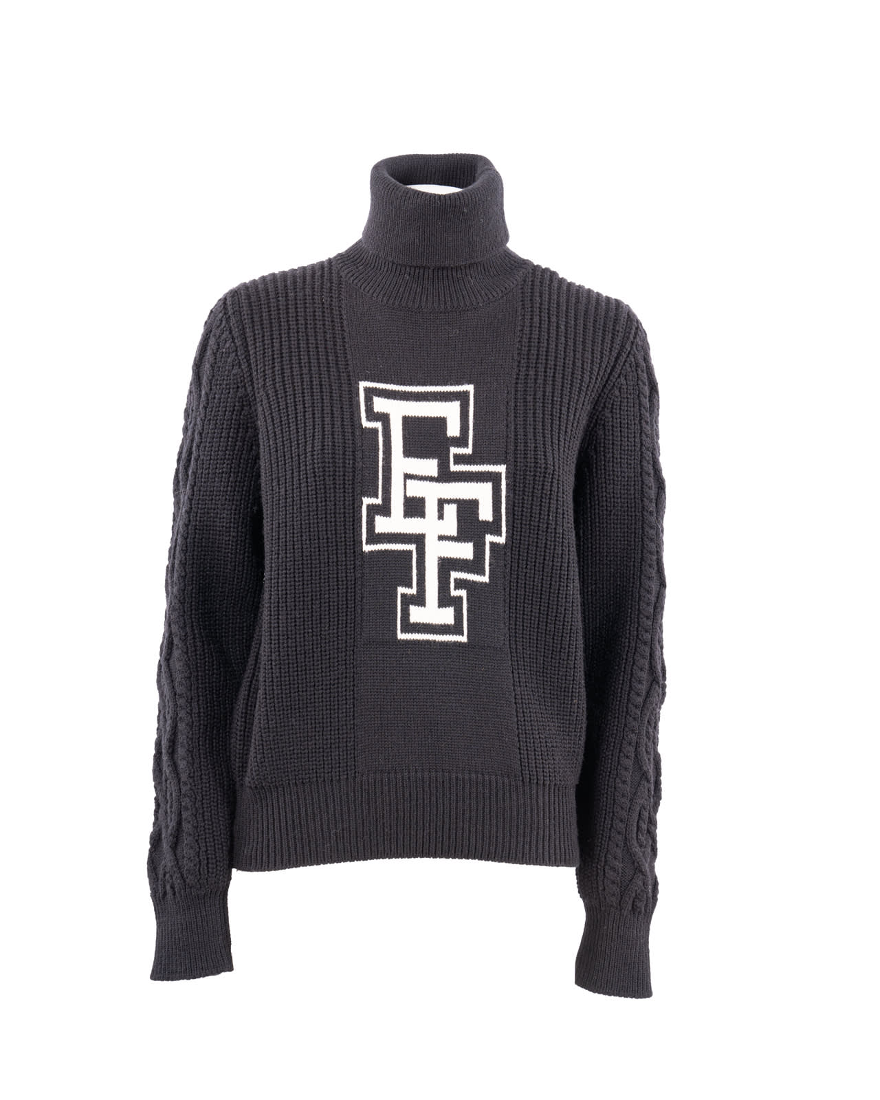 Shop Elisabetta Franchi Sweaters Black