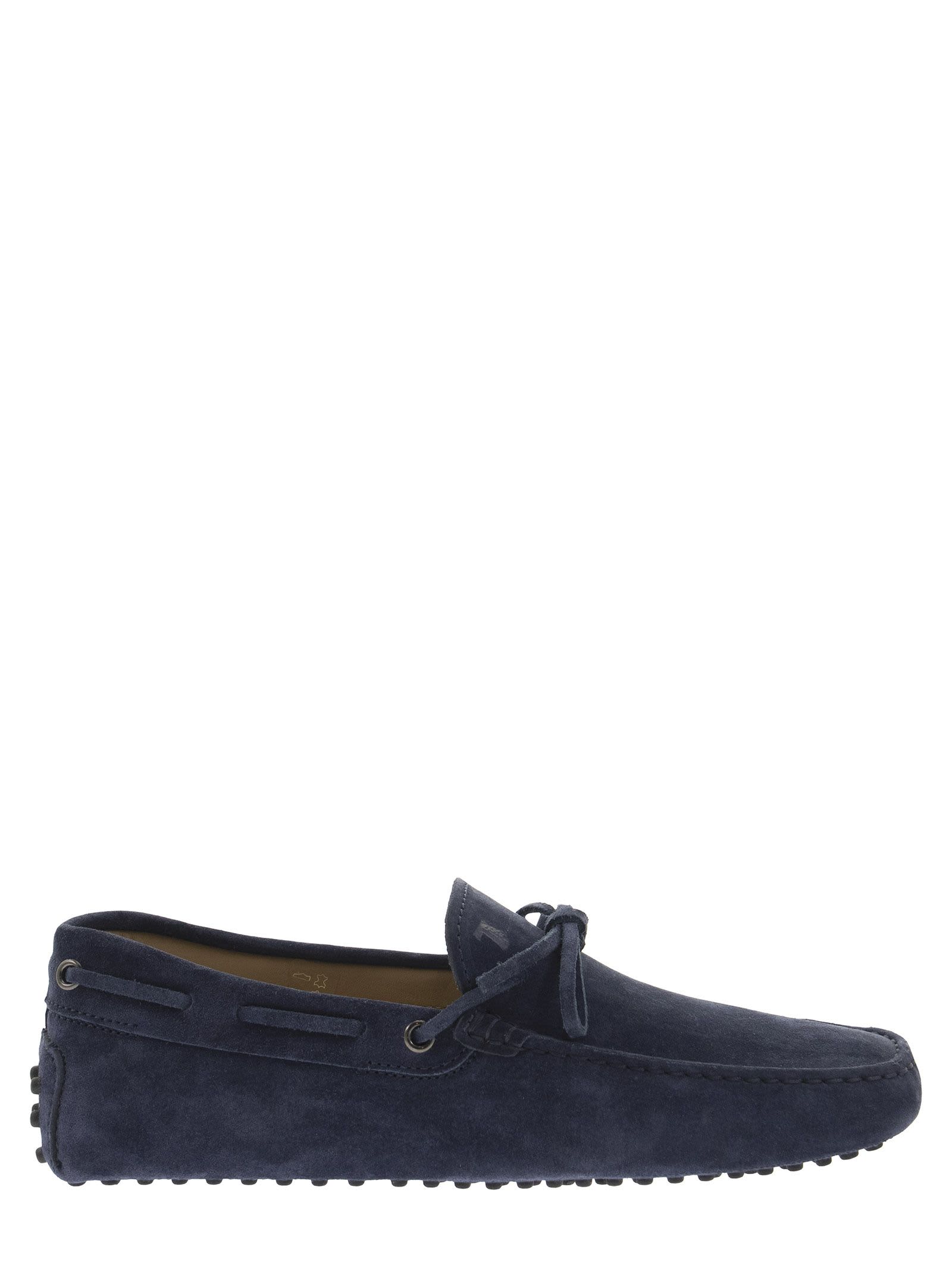 Tod's Suede Moccasin With Grommets