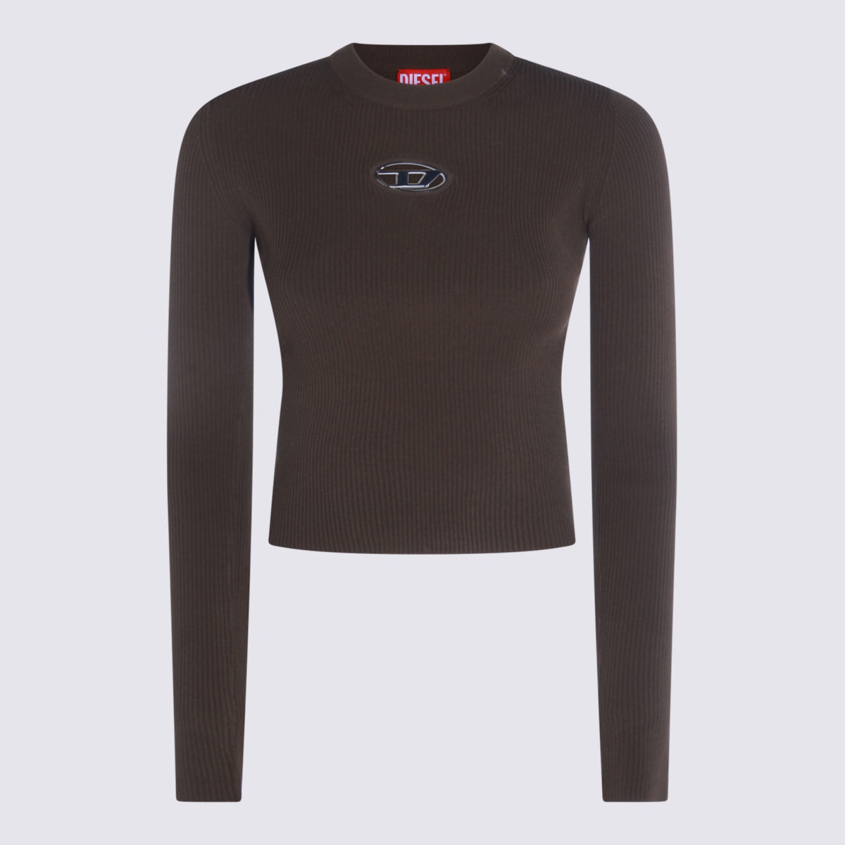 Brown Viscose Knitwear