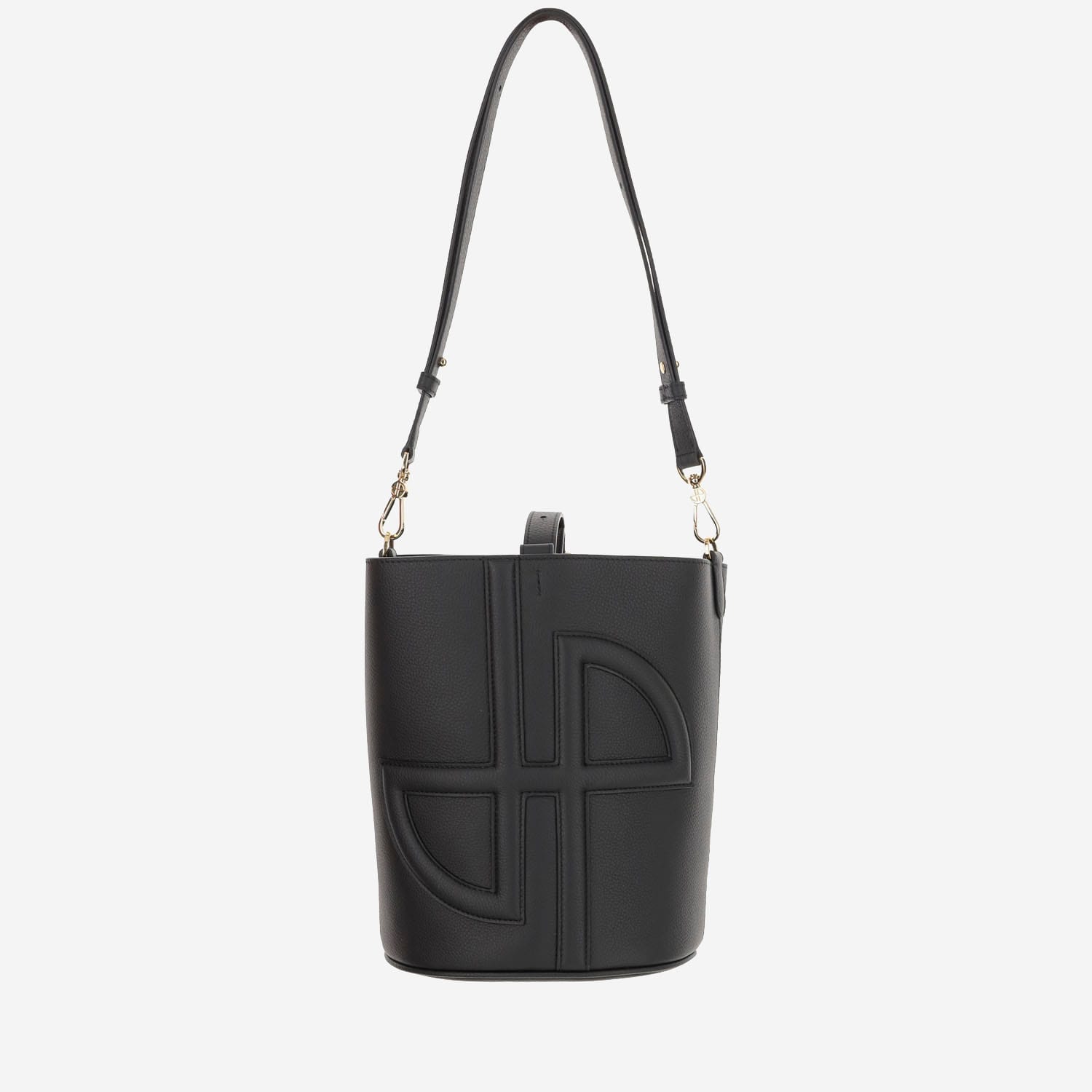 Shop Patou 3d Logo Bucket Bag In Black