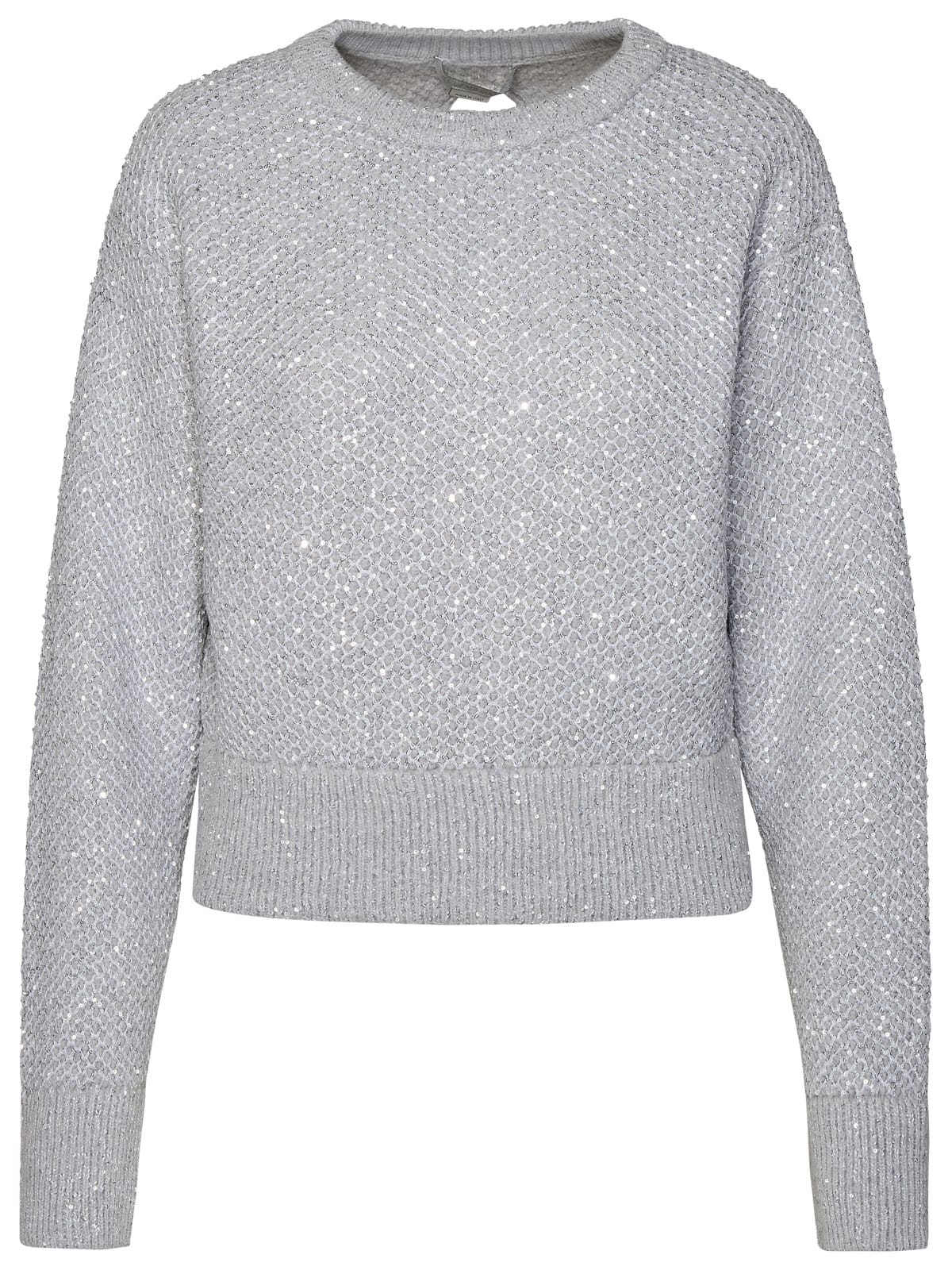 Shop Stella Mccartney Grey Wool Blend Sweater