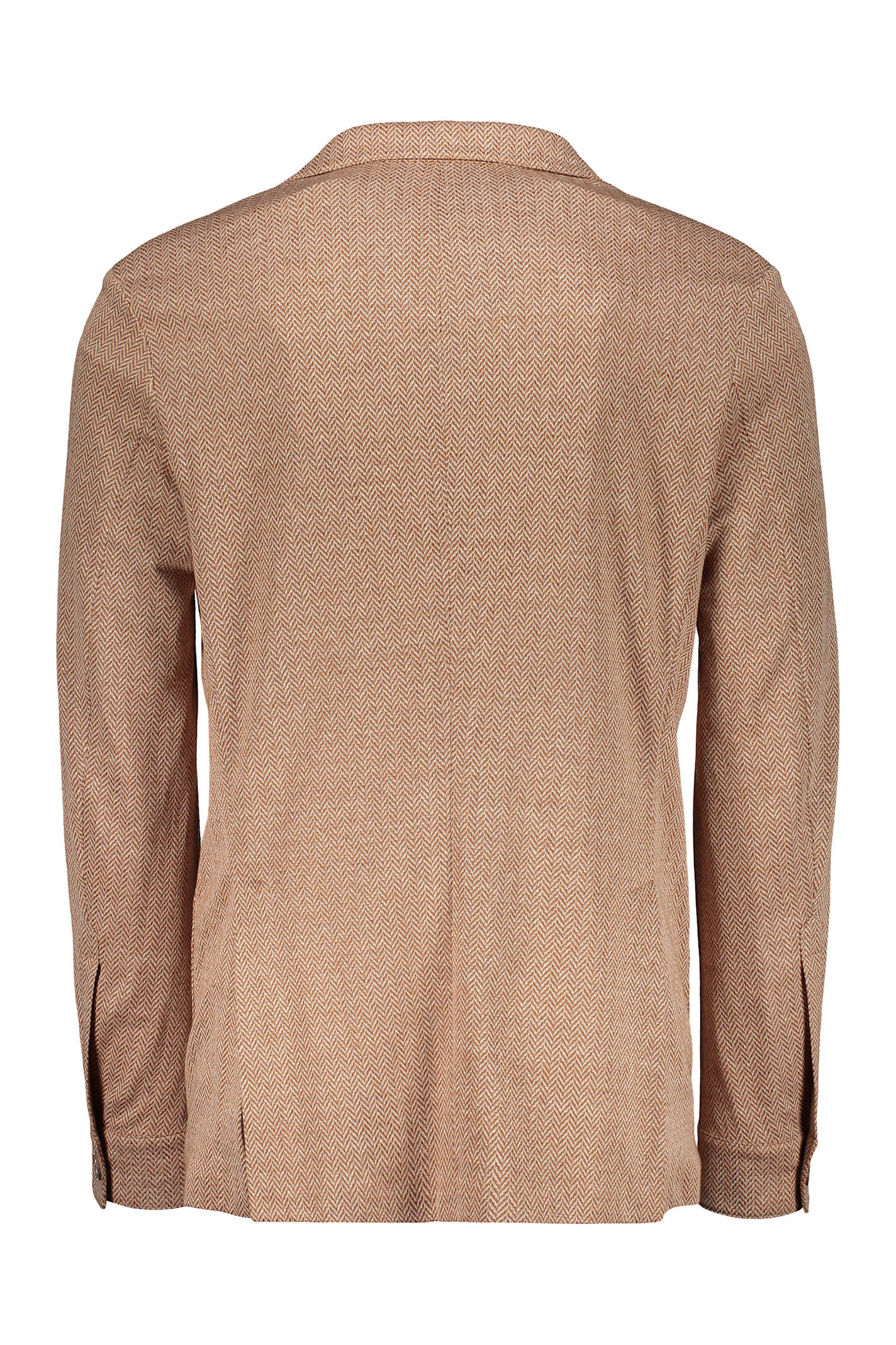 Brett & Sons Single-breasted Two-button Jacket In Brown