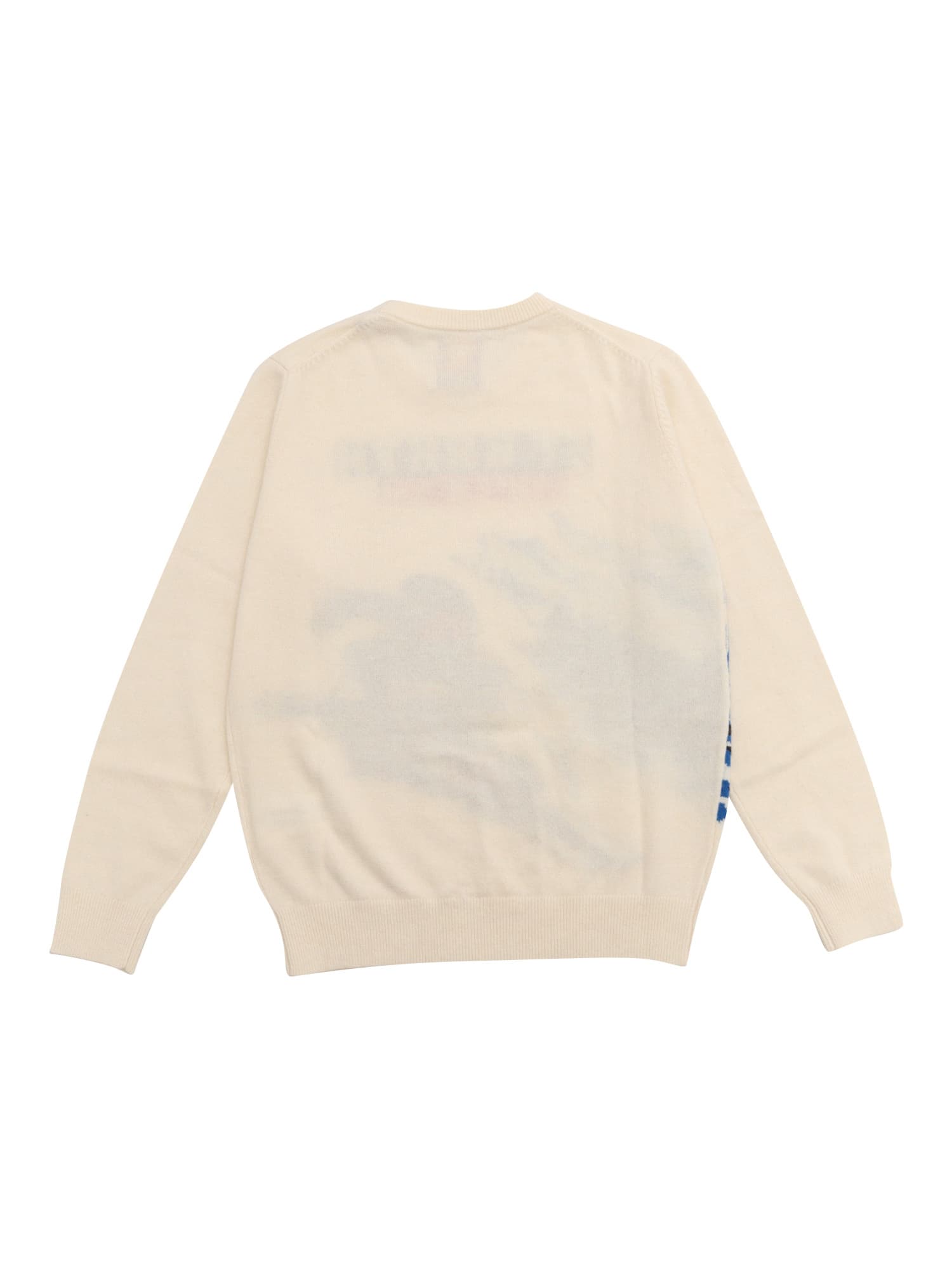 MC2 SAINT BARTH CREWNECK POSTCARD JAQUARD SWEATER