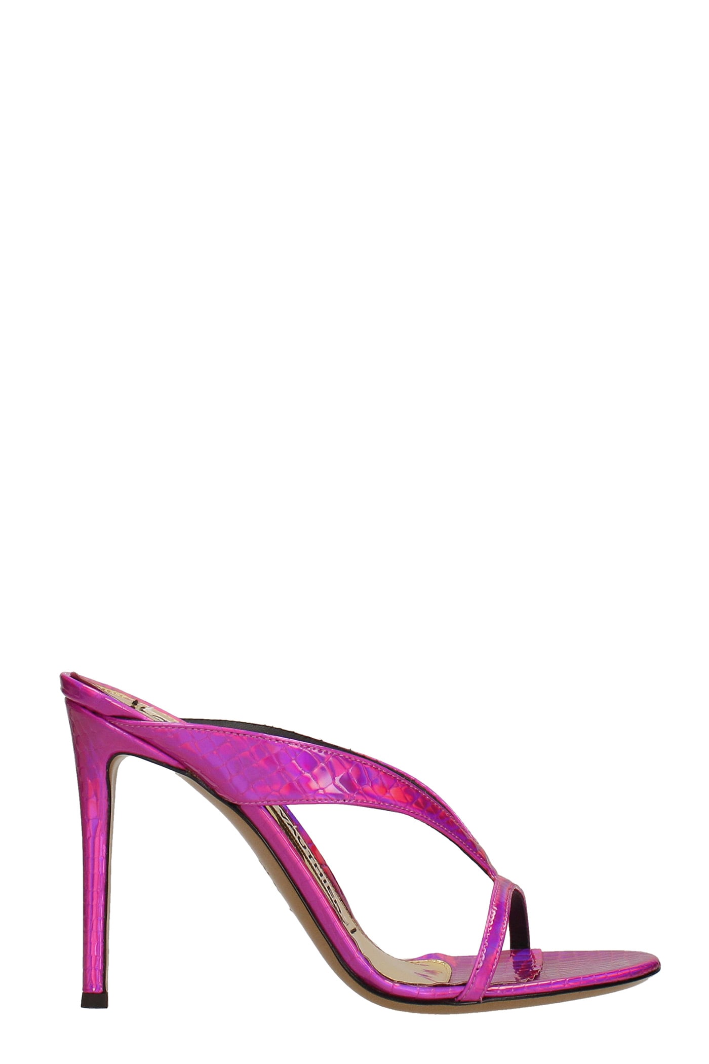 Alexandre Vauthier Sandals In Viola Leather