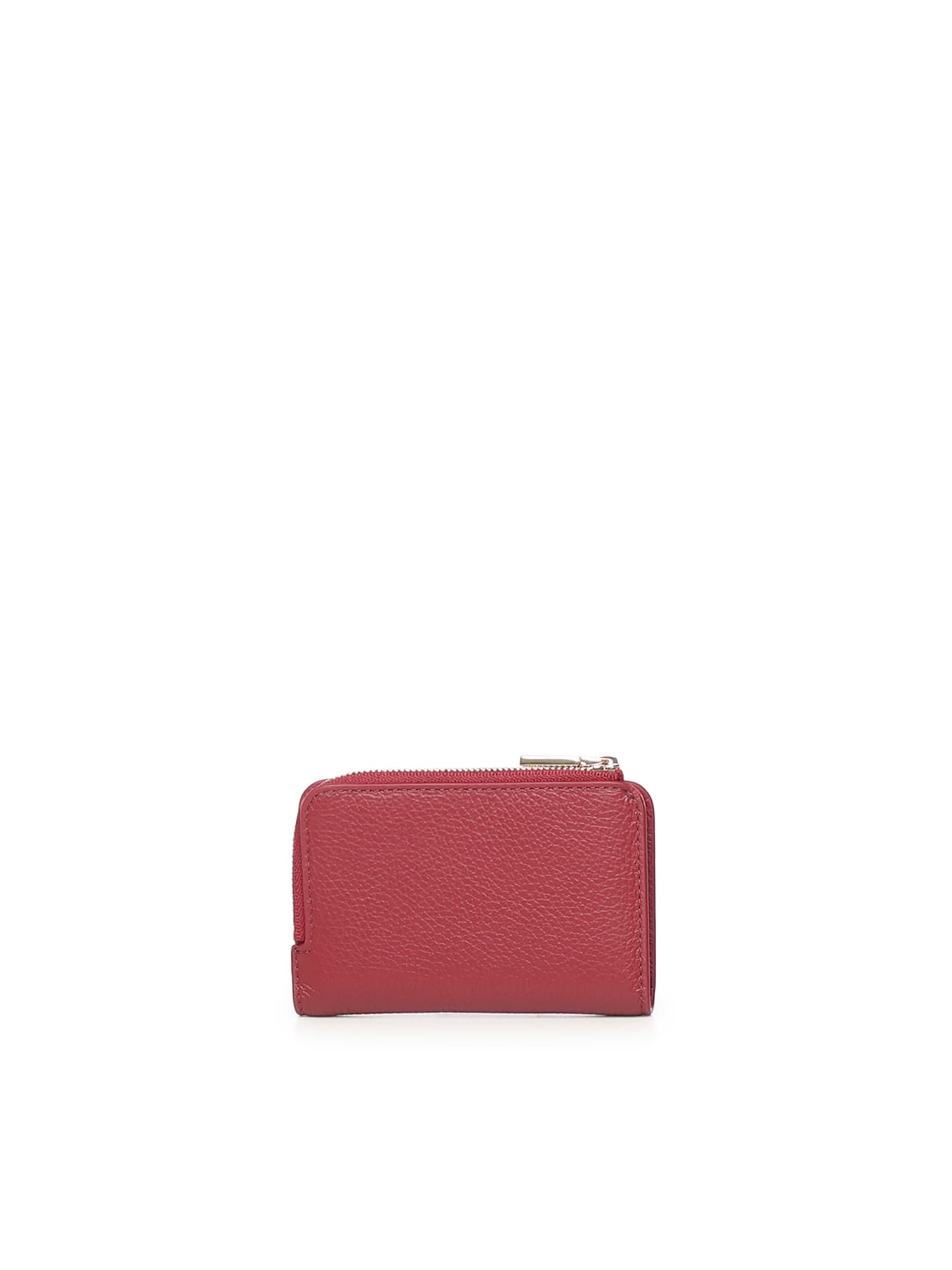 Coccinelle Soft Wallet With Zip In Red