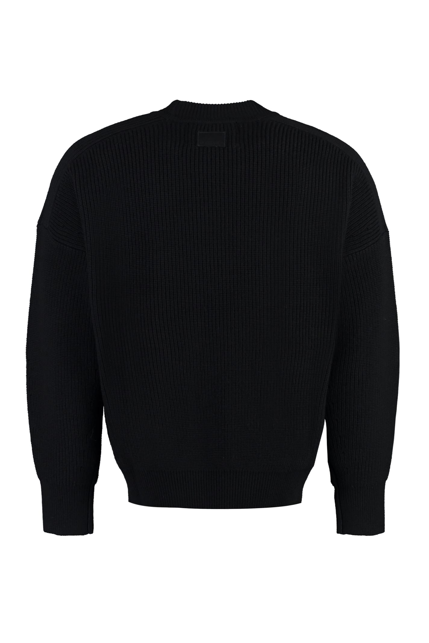 Shop Isabel Marant Barry Wool Crew-neck Sweater In Black