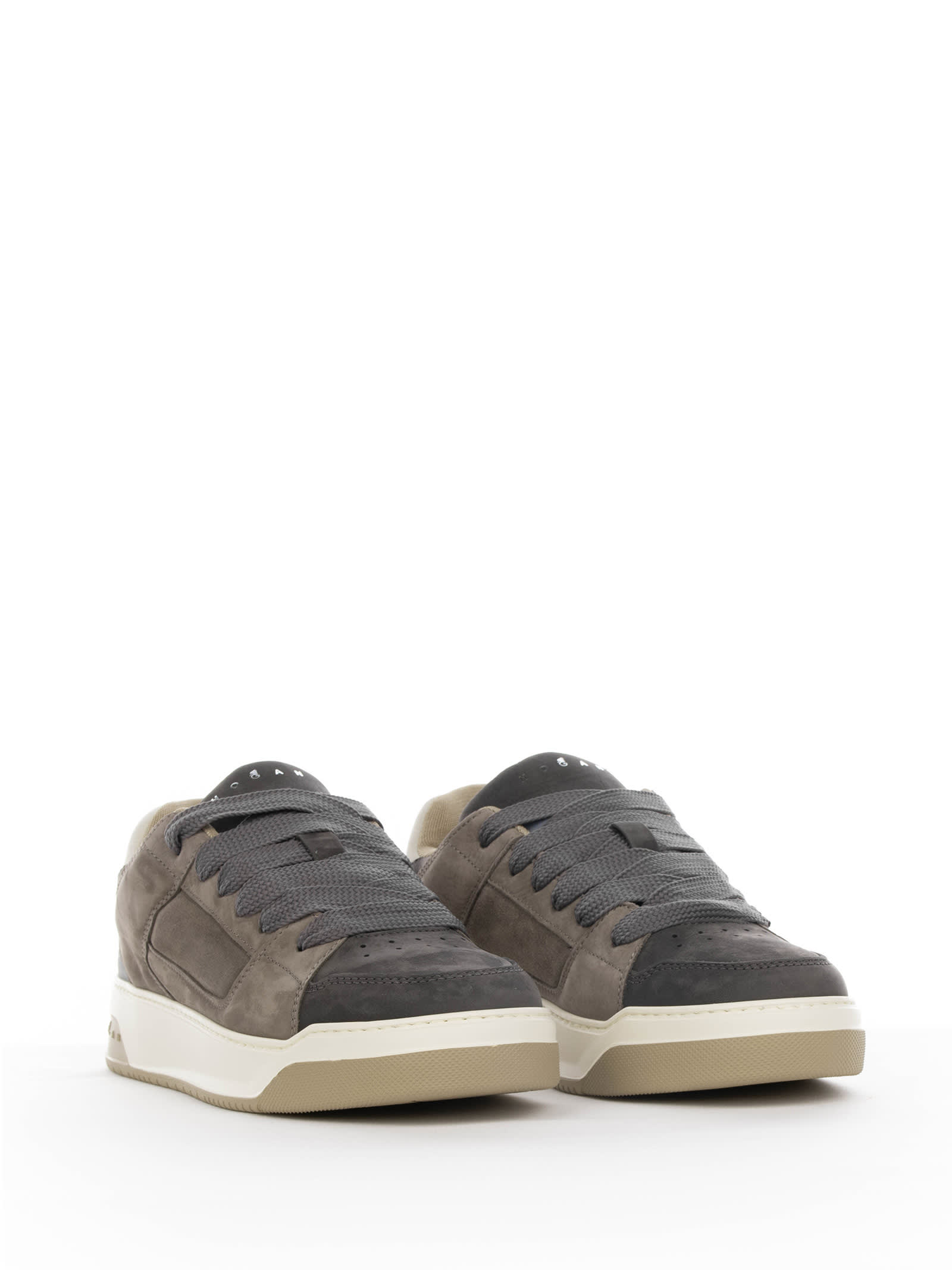 Shop Hogan H667 Chamallow Sneaker In Suede In Fango