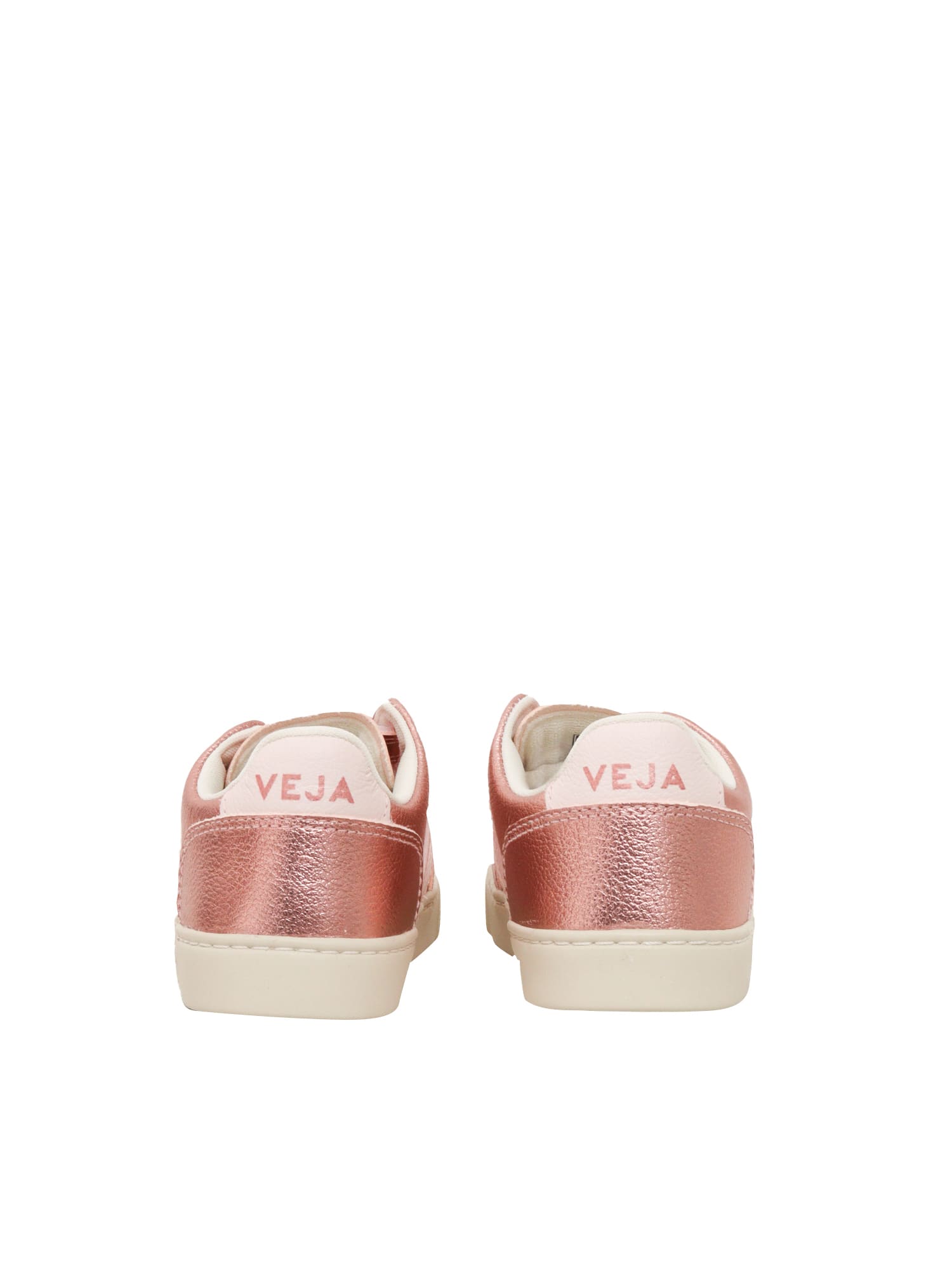 Veja Small V-12 Leath Nacre_lassi Sneakers In Pink