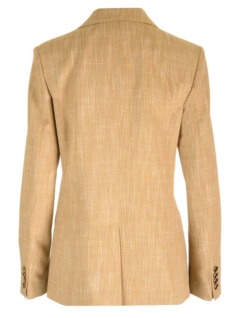 Etro Slub-texture Double-breasted Tailored Blazer
