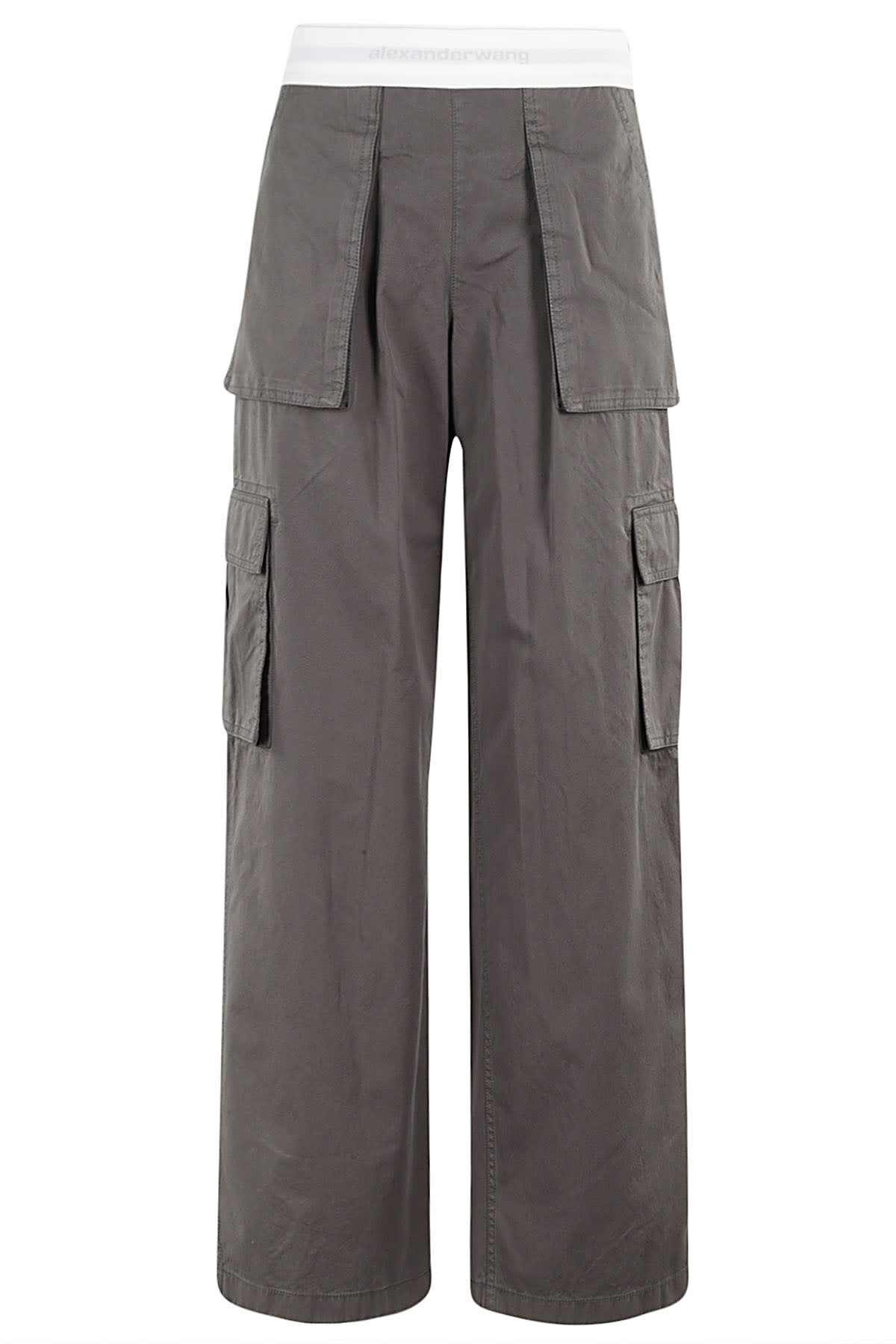 Mid Rise Cargo Rave Pant With Logo Elastic