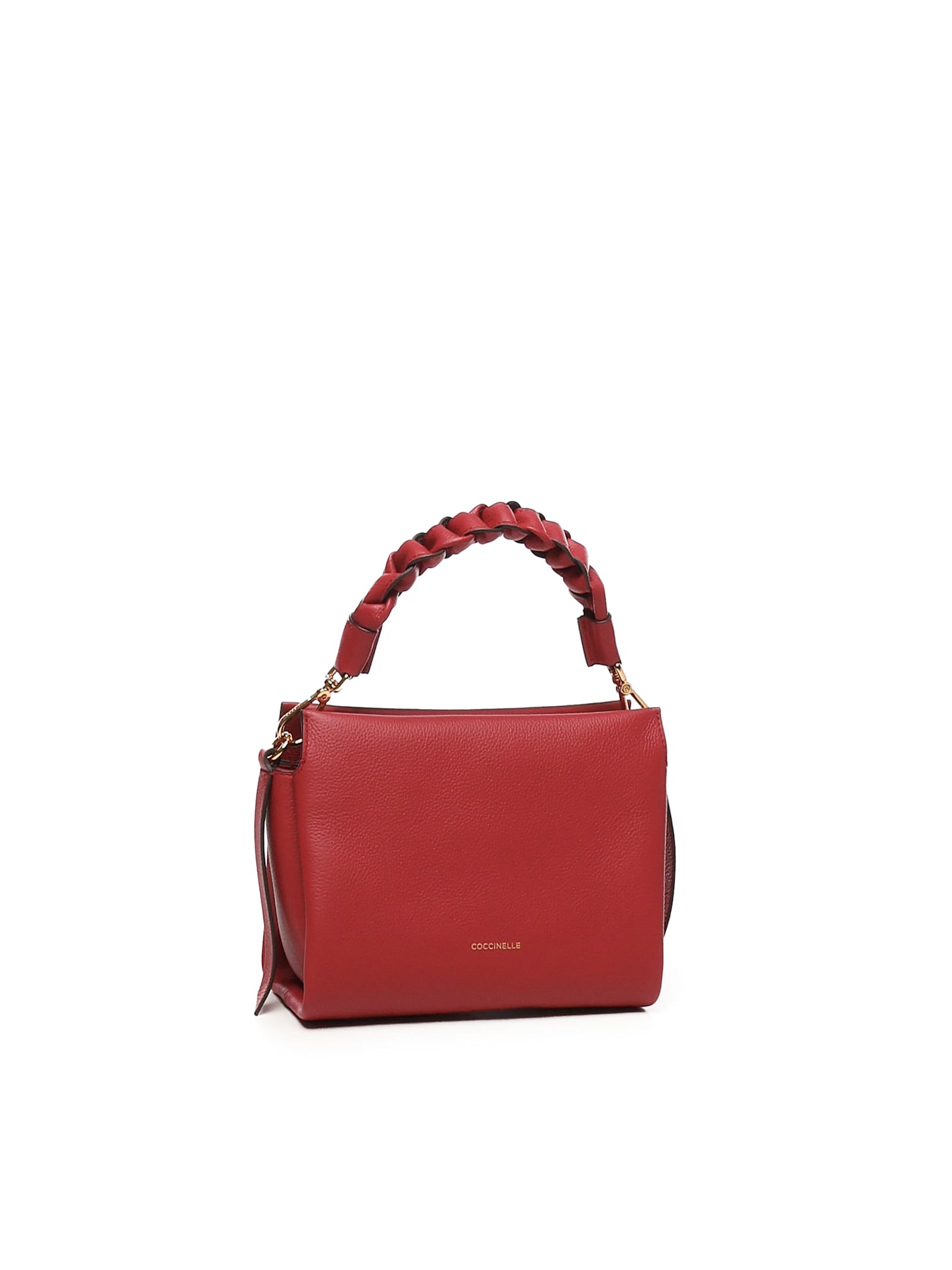Shop Coccinelle Boheme Grit Tote Bag In Red