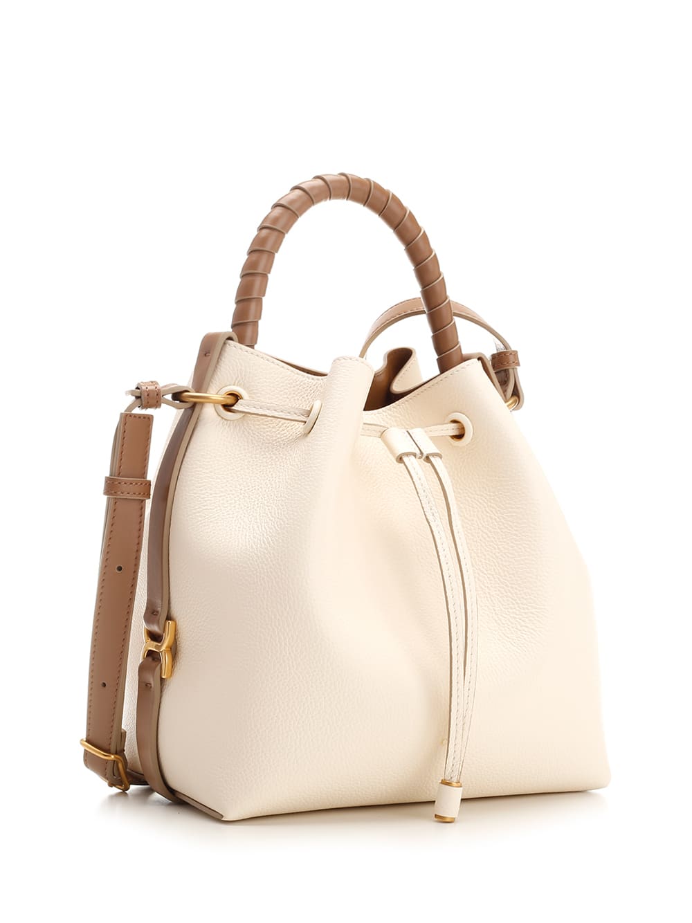 Chloé Marcie Leather Bucket Bag