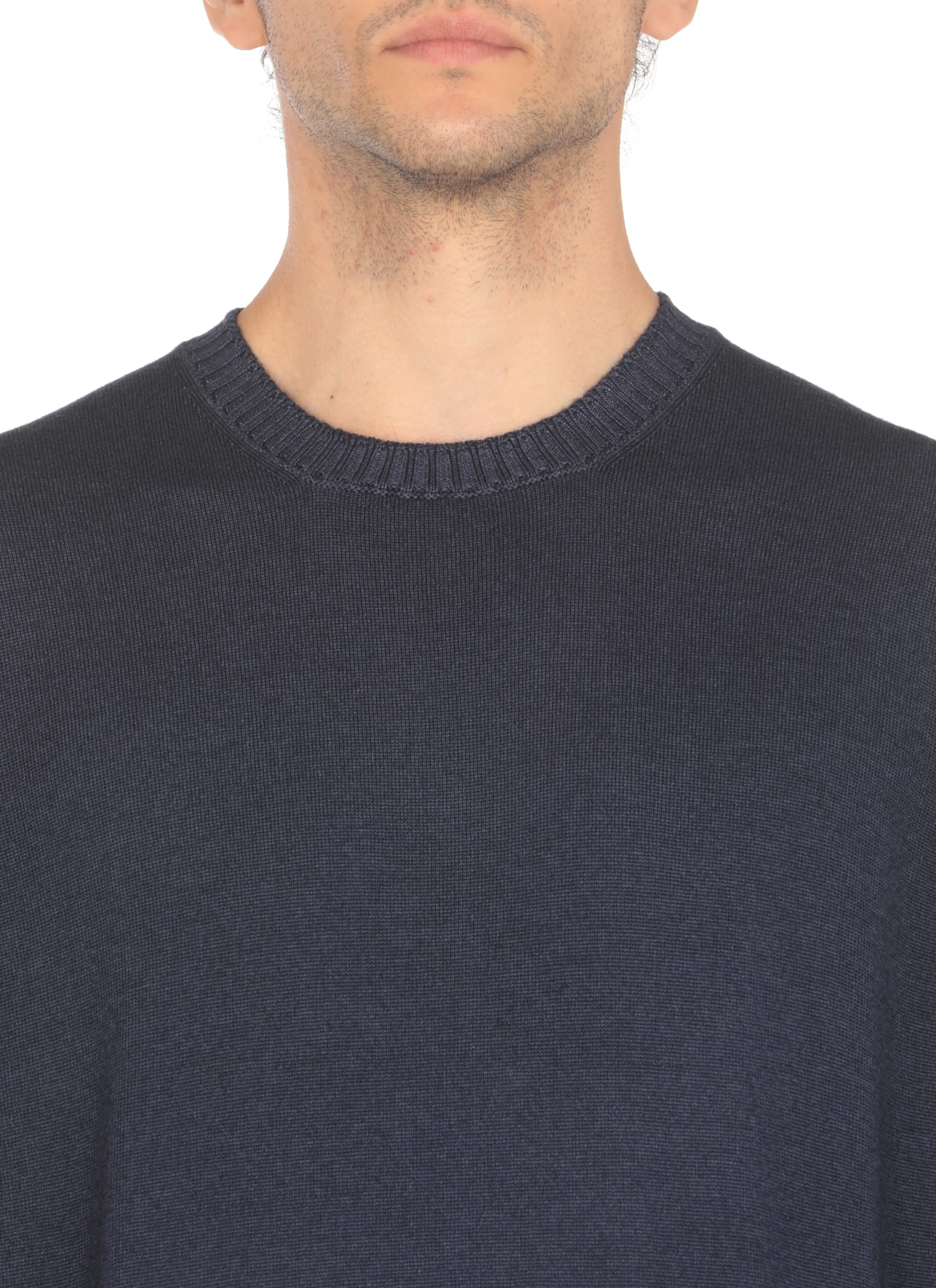 Shop Fay Virgin Wool Sweater In Blue