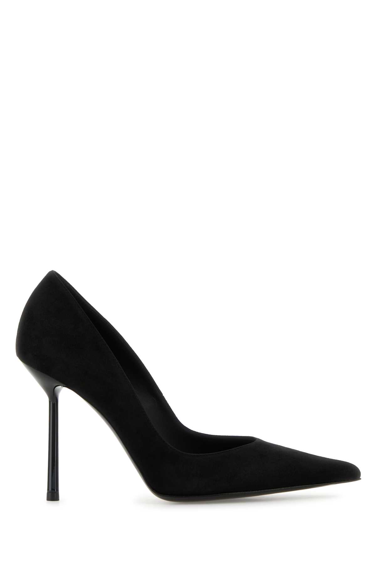 Black Suede Bella Pumps
