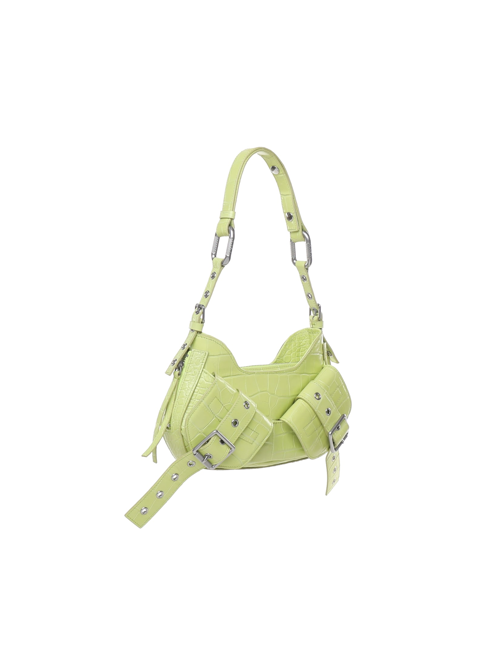Shop Biasia Shoulder Bag Y2k.002 In Lime
