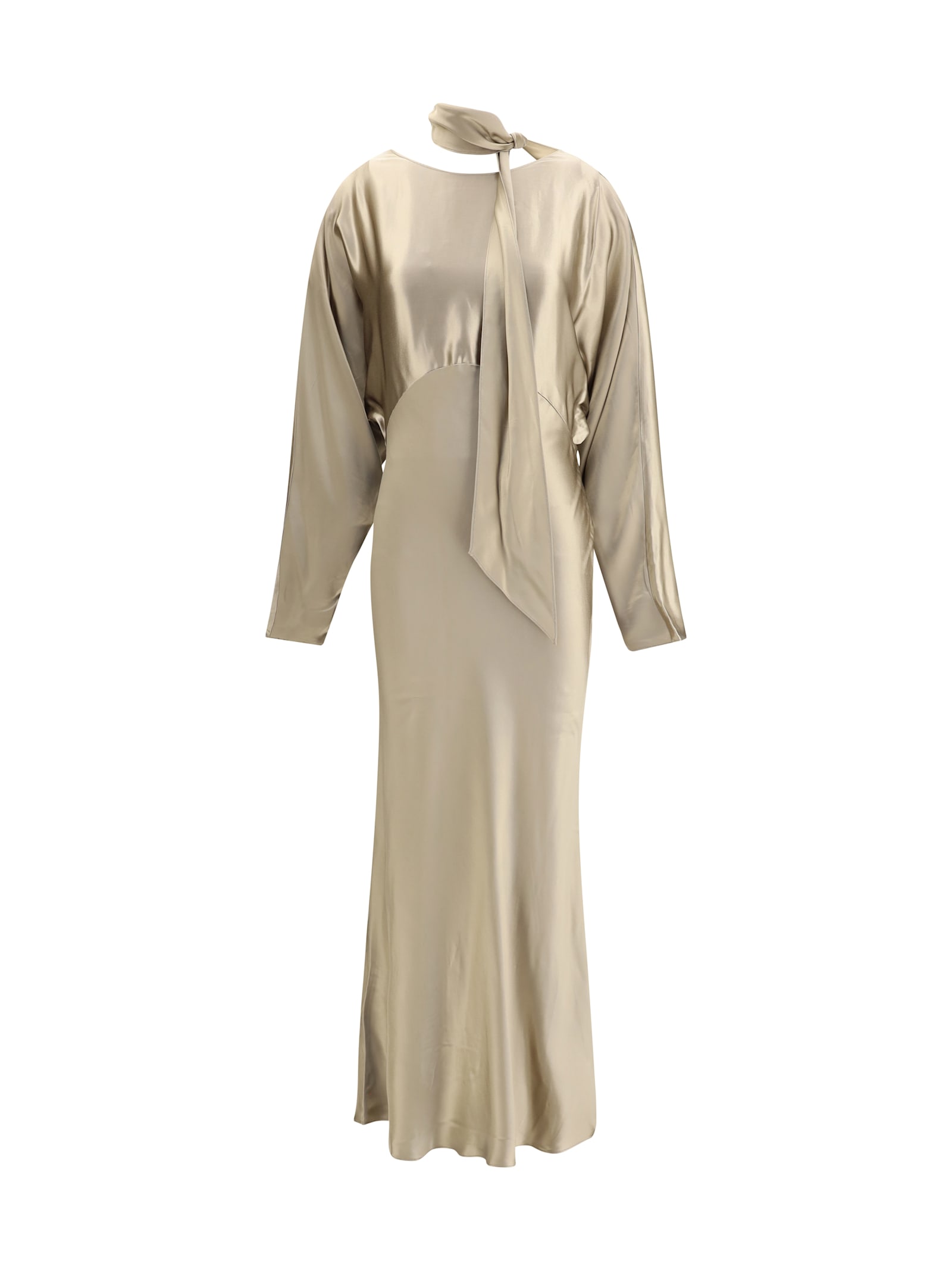 The Andamane Zizi Long Dress In Neutral