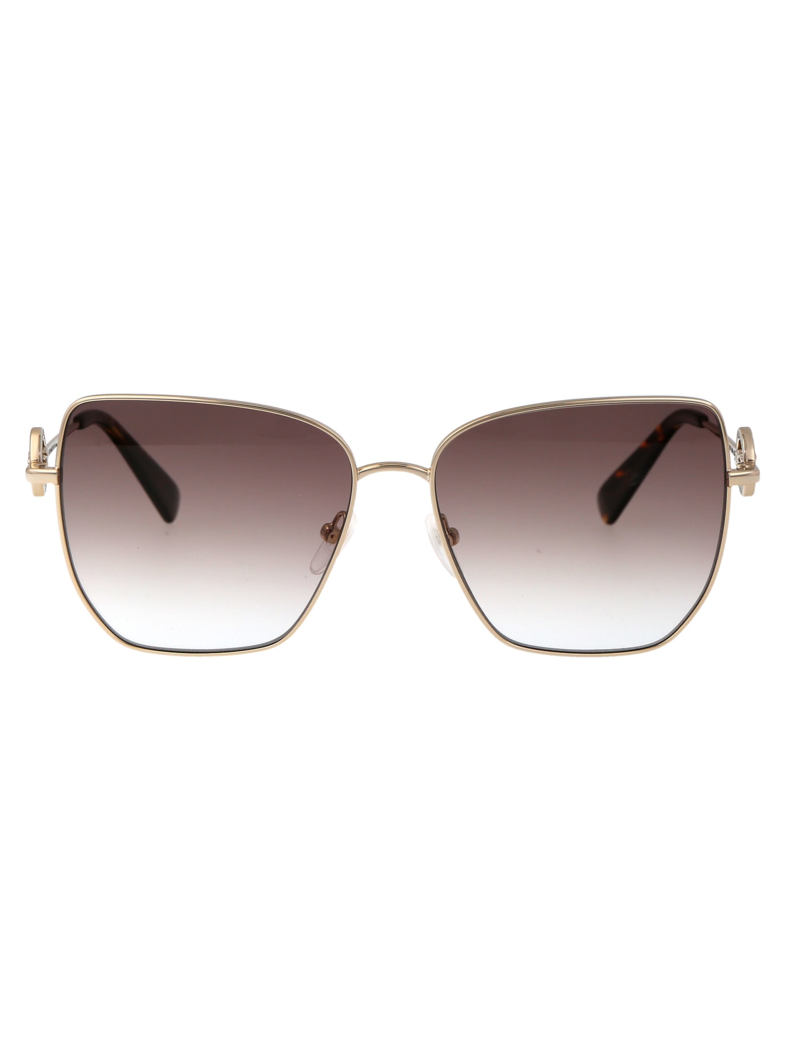 Shop Longchamp Lo169s Sunglasses In 724 Gold