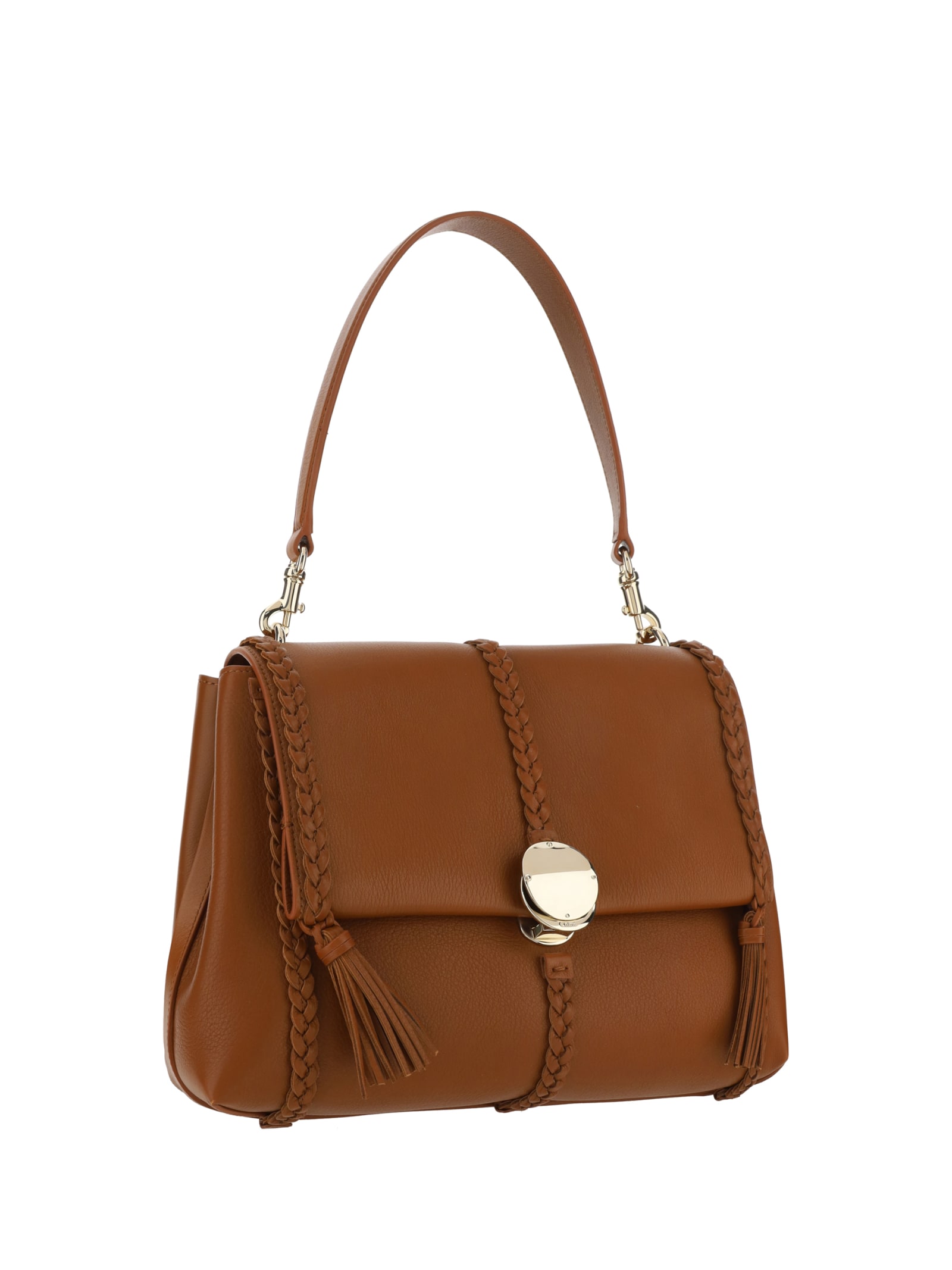 Shop Chloé Penelope Handbag In Brown