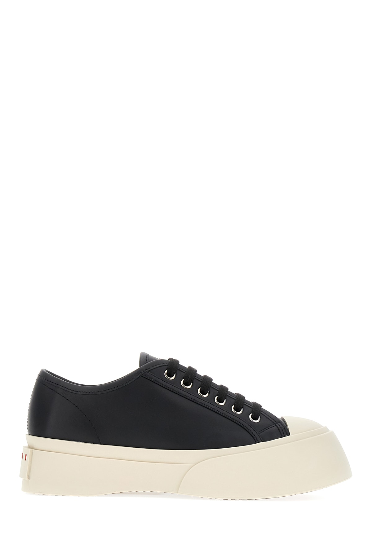 Marni Black Nappa Leather Pablo Sneakers In 00n99