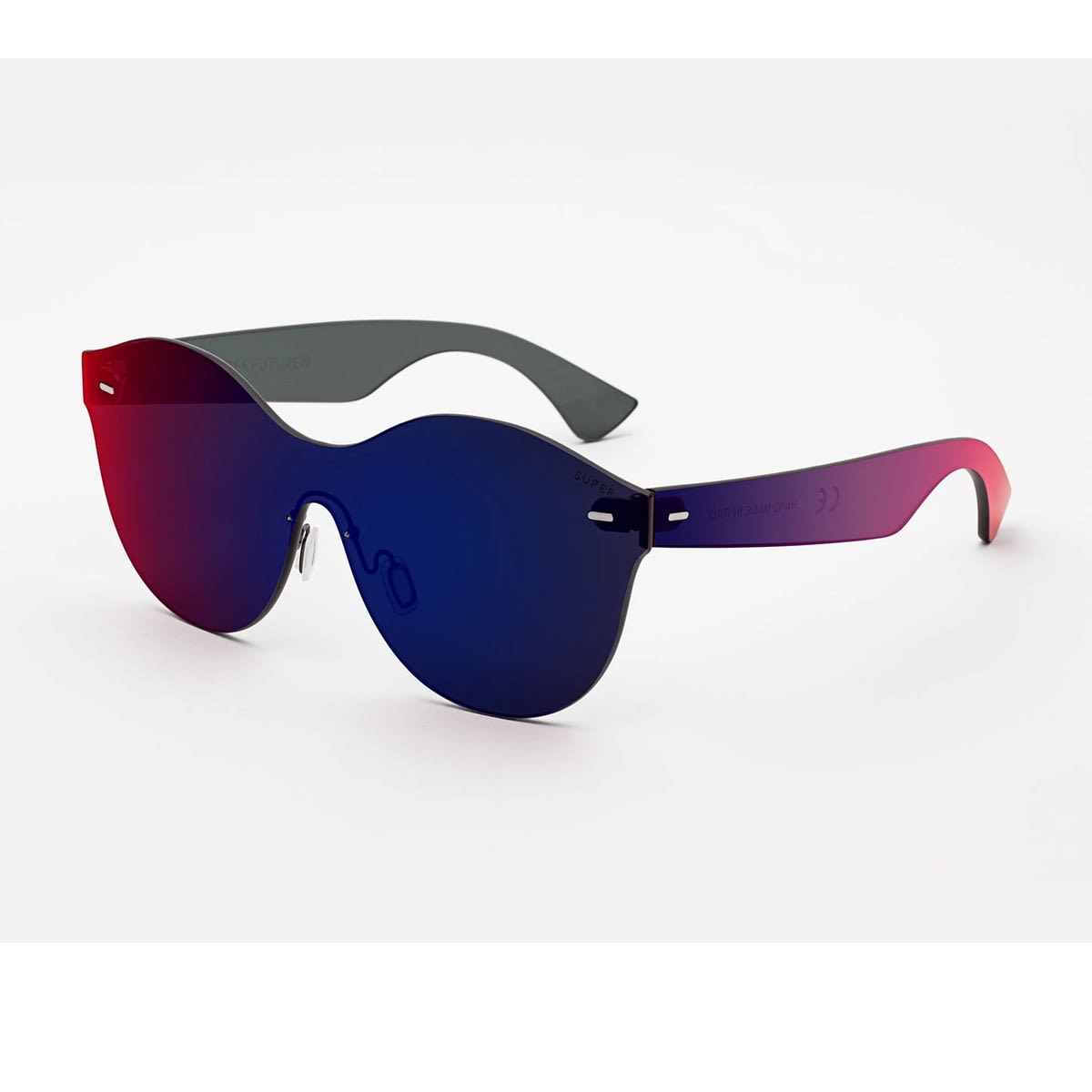Shop Retrosuperfuture Super Tutto Lente Mona Infrared Sunglasses In Multicolore