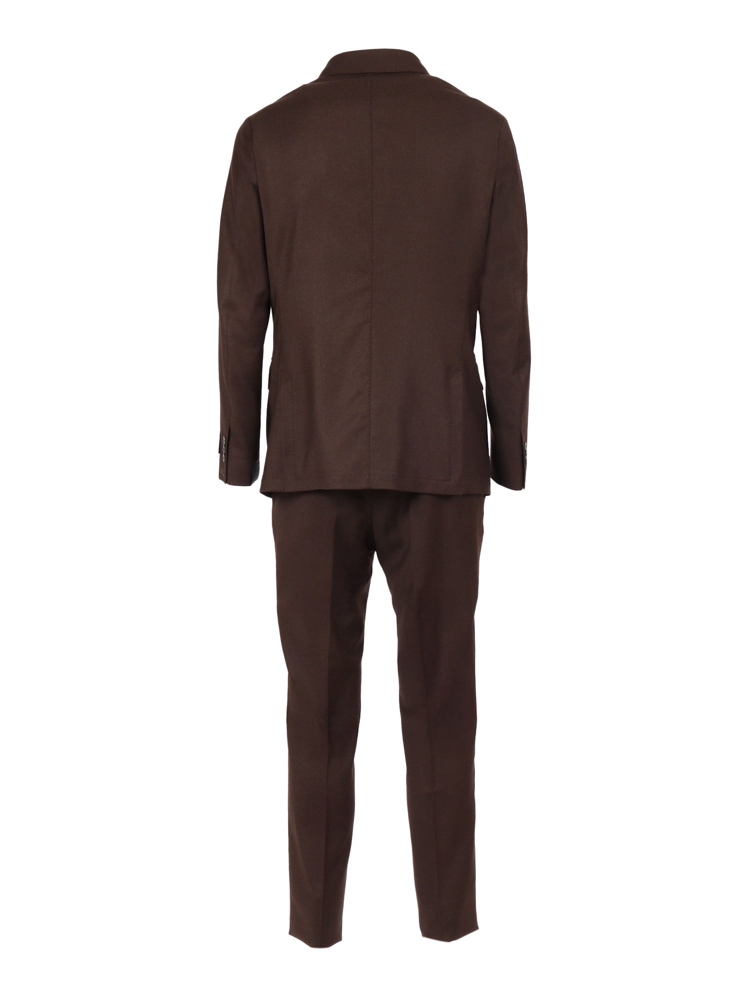 Tombolini Zero Gravity Tailored Blazer In Deep Muted Blue In Brown