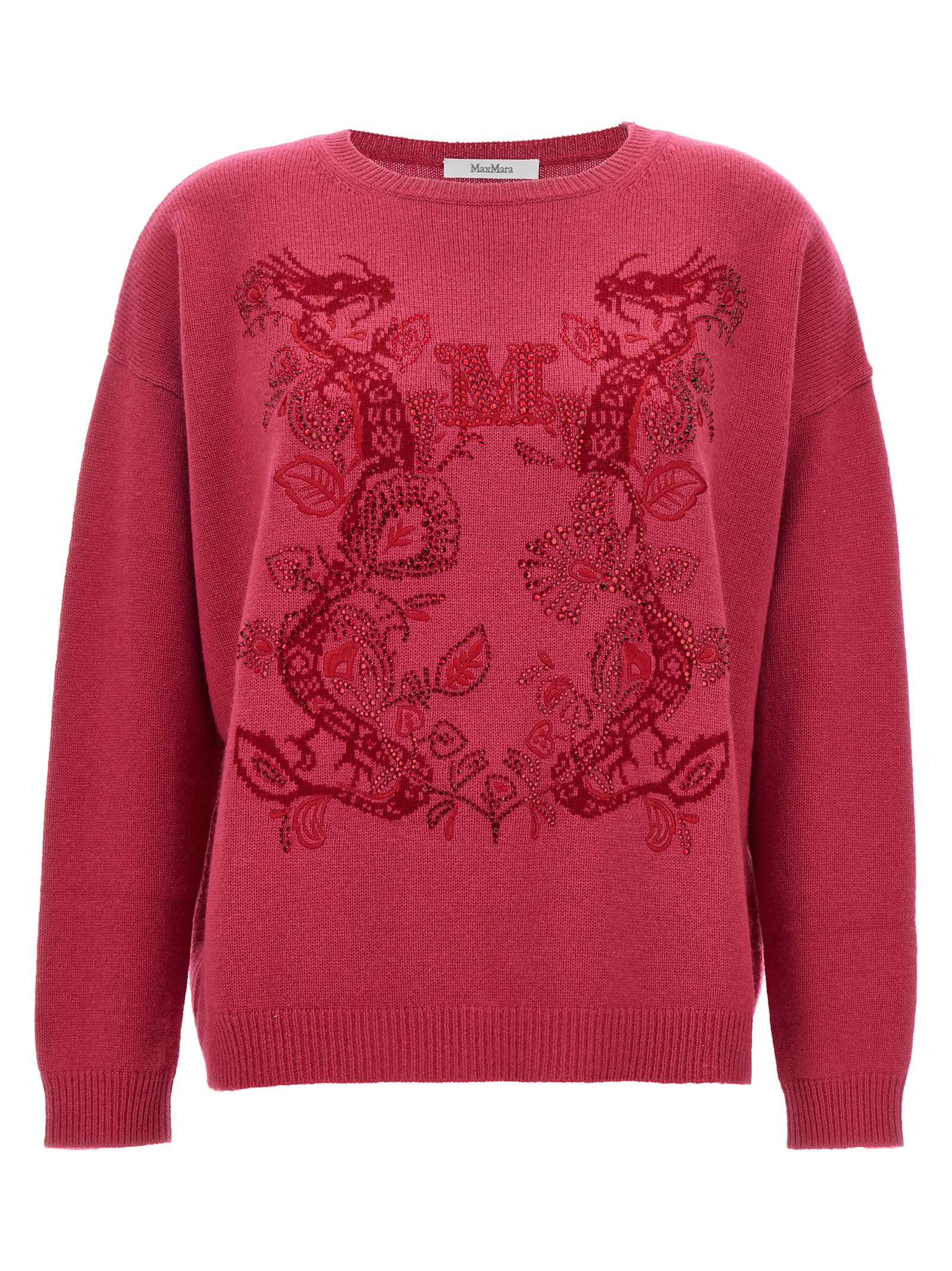 Max Mara Nias Sweater In Pink